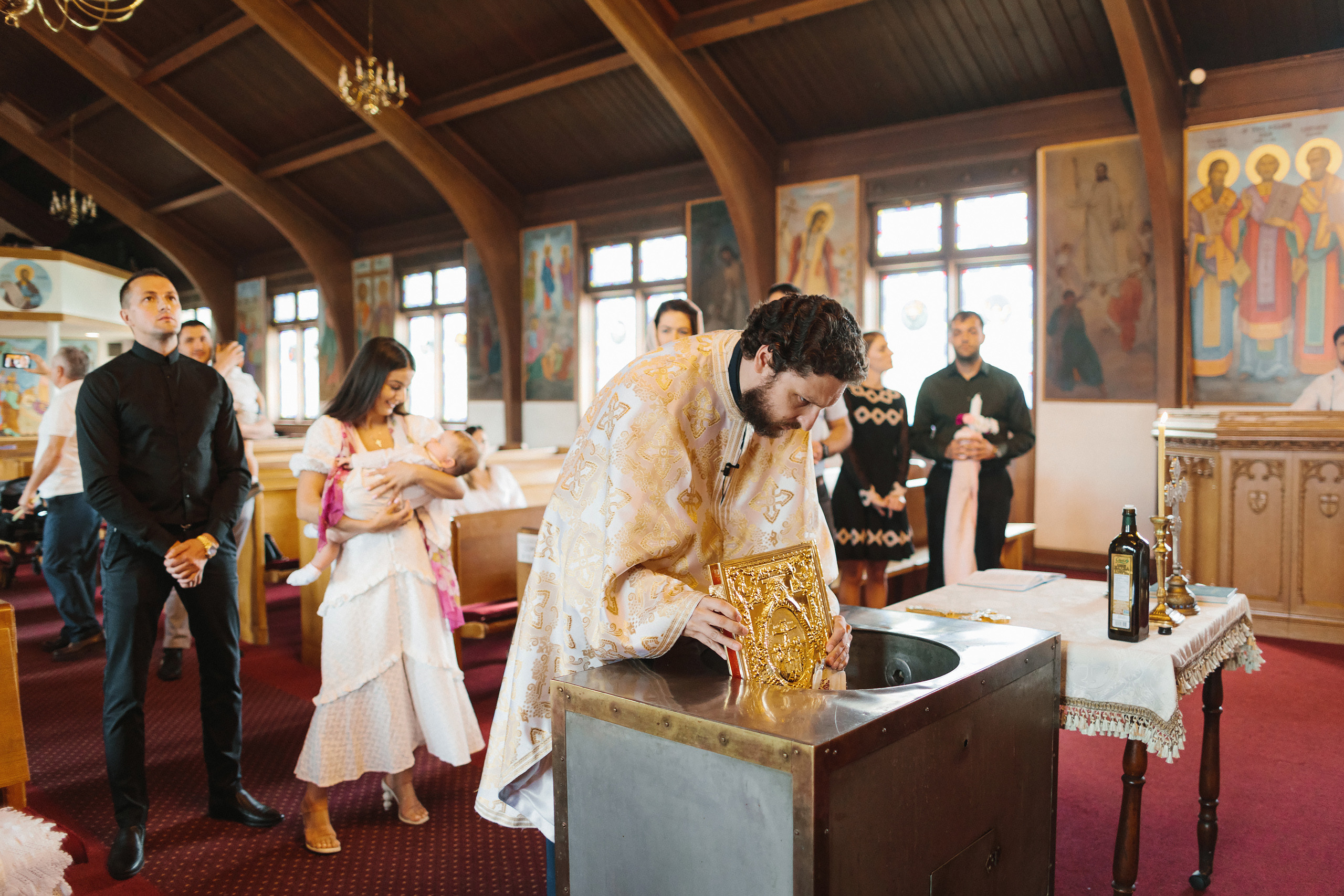 28.05.22 Family Photoshoot and Christening. Wedding family event photographer in Chicago Nick Yushevich