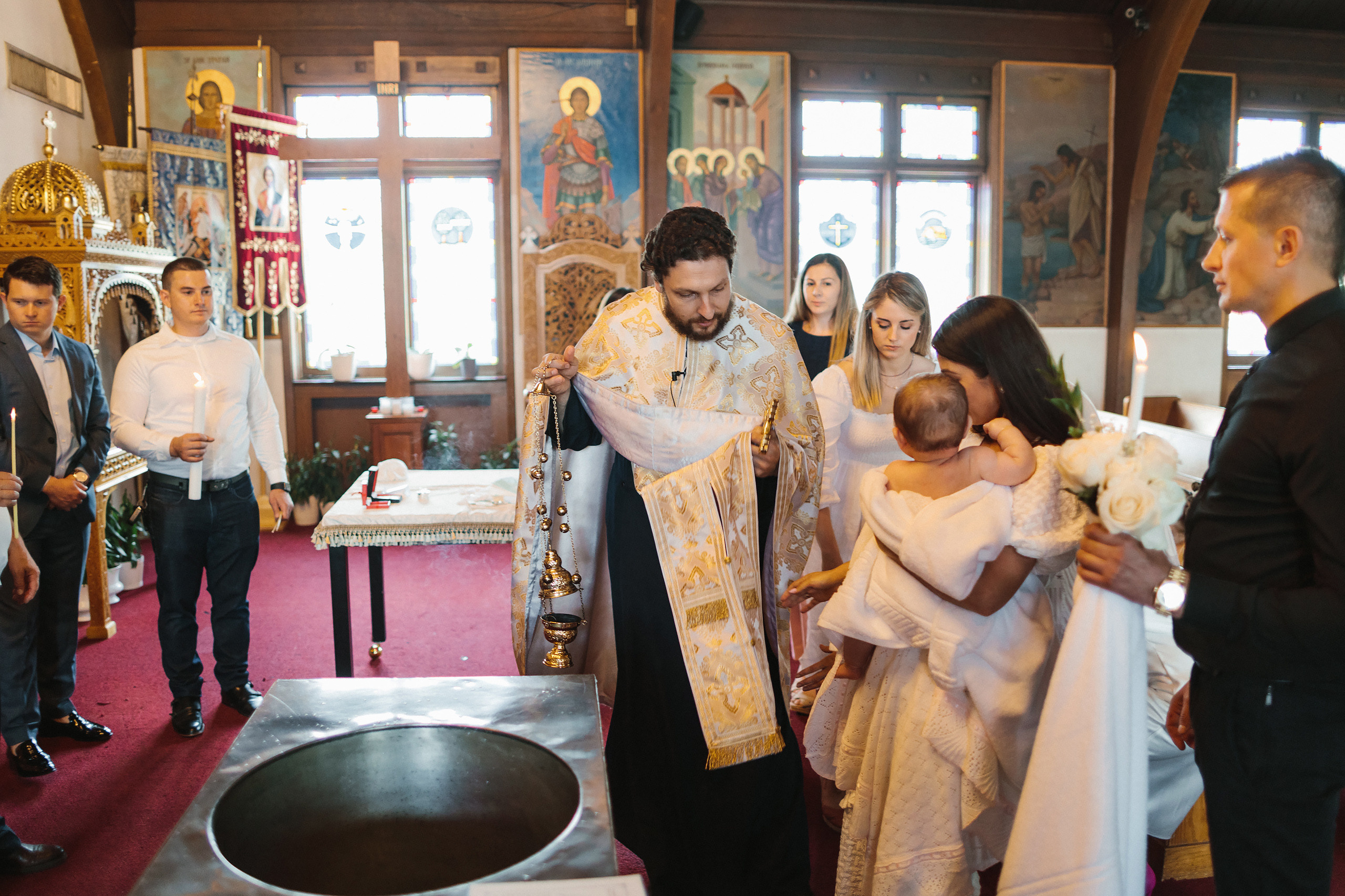 28.05.22 Family Photoshoot and Christening. Wedding family event photographer in Chicago Nick Yushevich