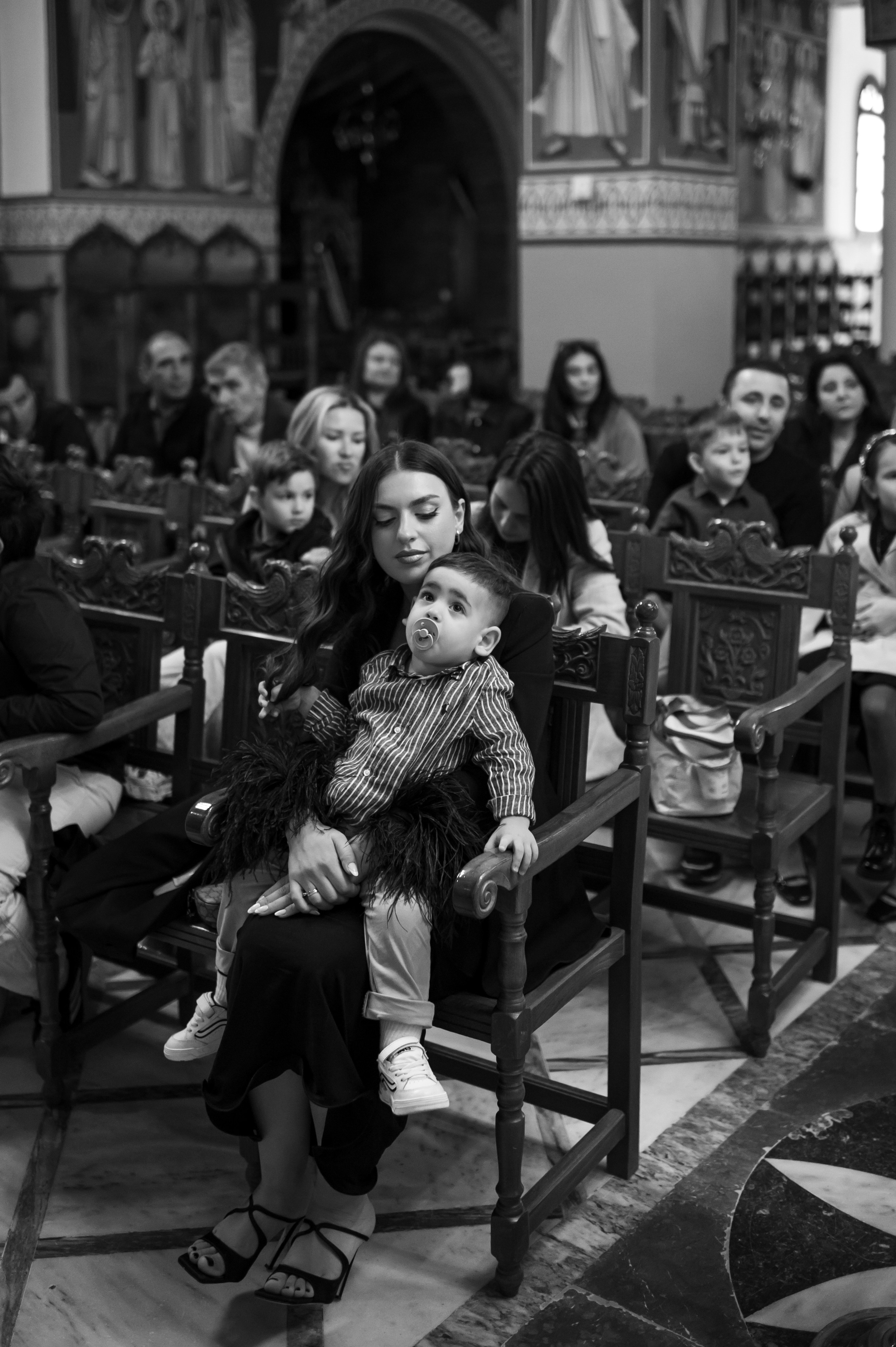 Baptism Aleksandra-Olivia. Family, children, portrait, and event photography in Thessaloniki