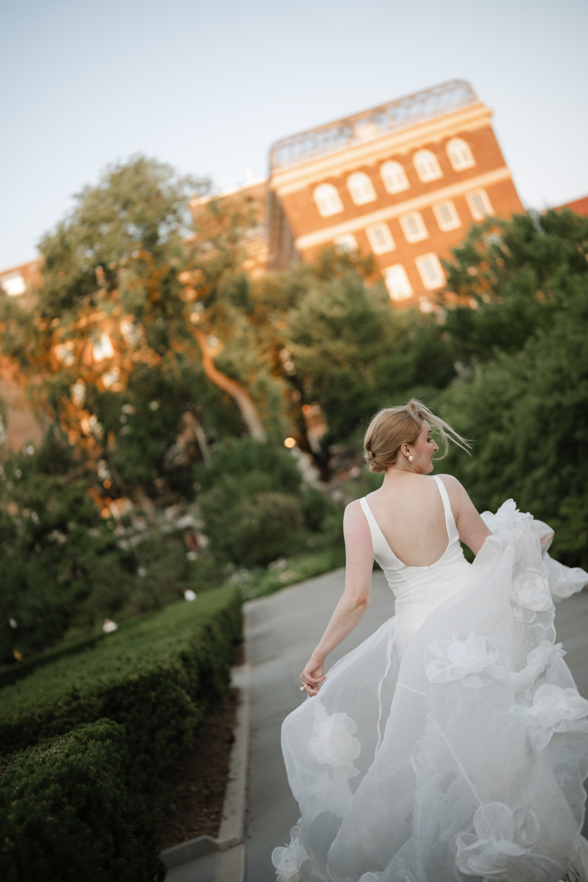Natalie as a Runaway bride. Portrait and wedding photographer in New York