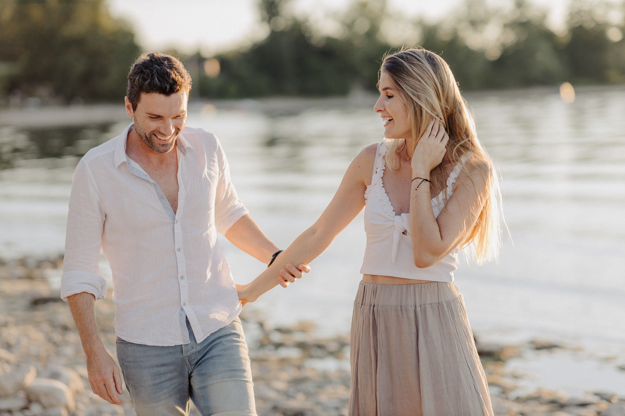 Verlobungsshooting Bodensee. Hochzeitsfotografie Schweiz