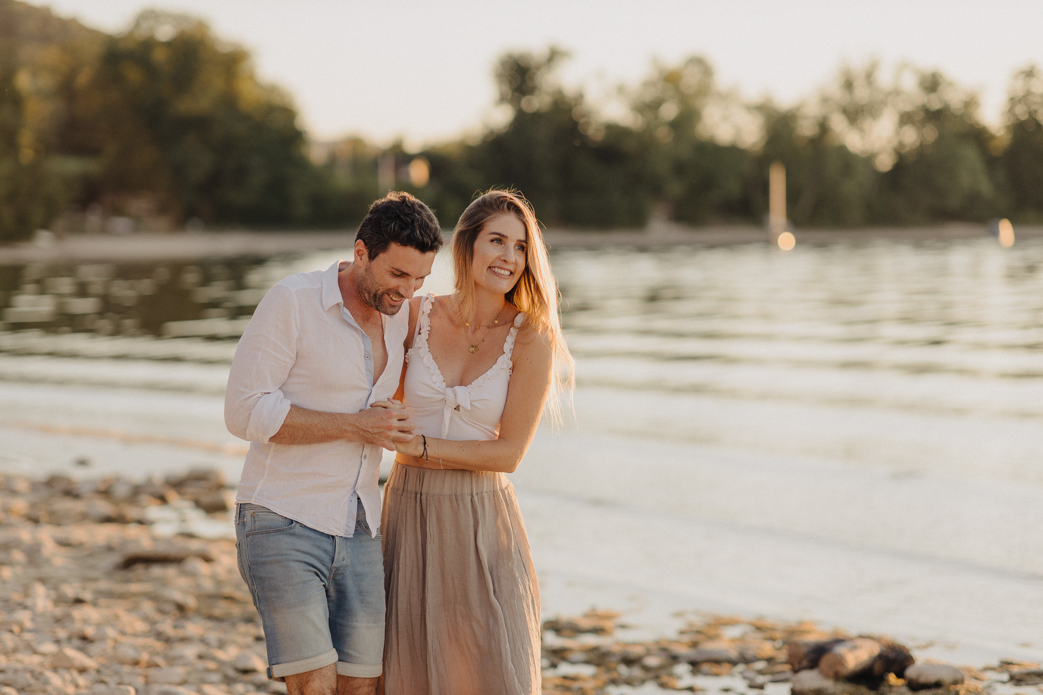 Verlobungsshooting Bodensee. Hochzeitsfotografie Schweiz