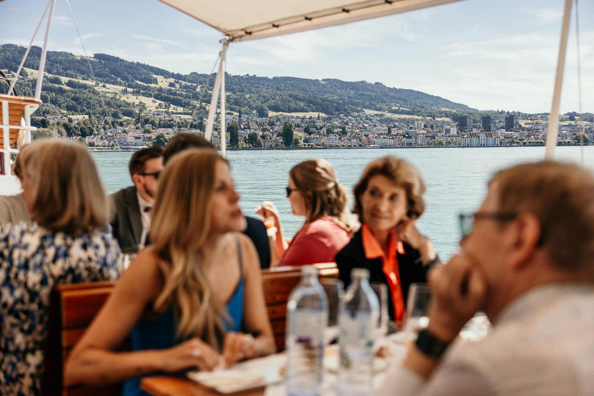 Hochzeit am Bodensee, Arbon, Schiff Hohentwiel. Hochzeitsfotografie Schweiz