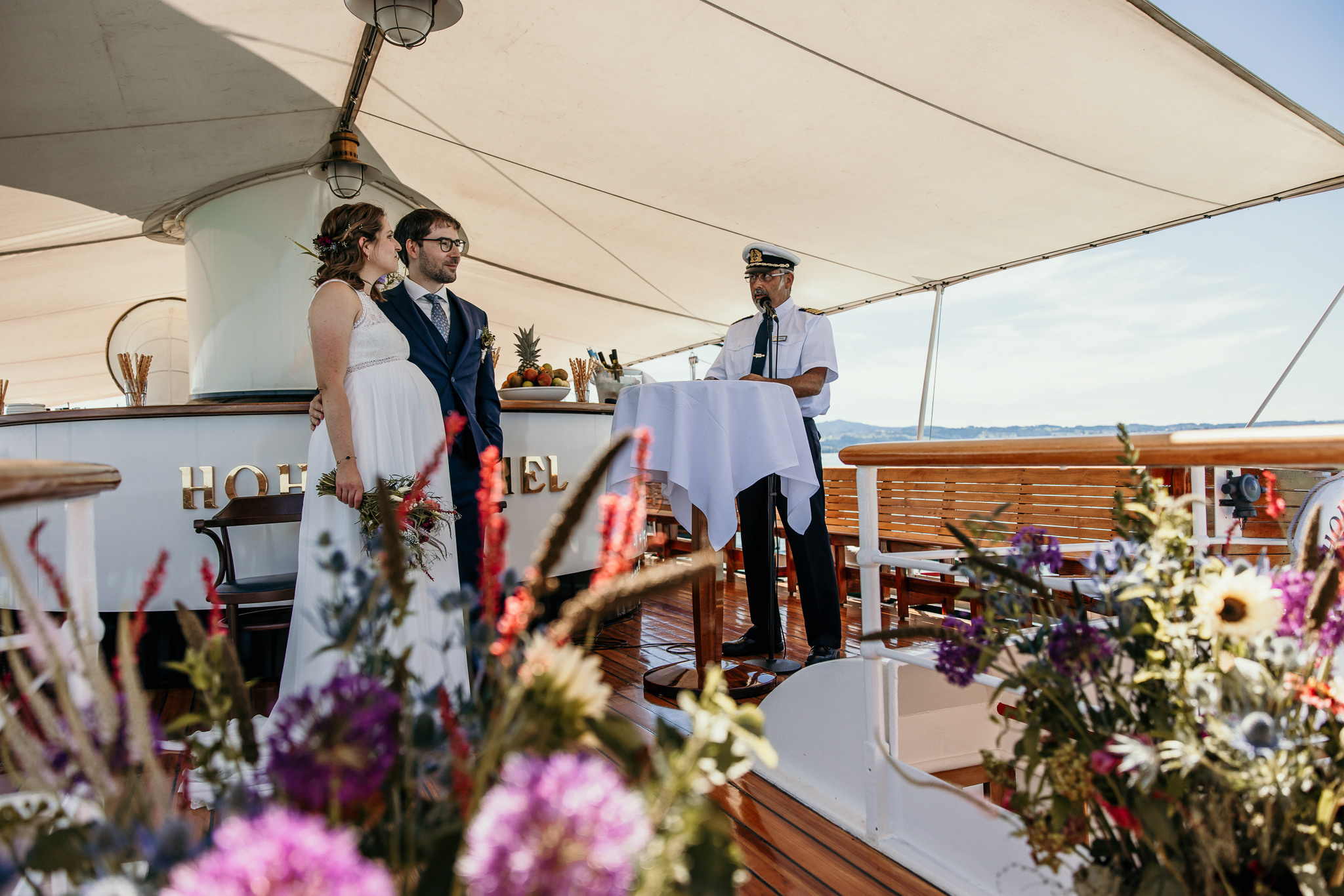 Hochzeit am Bodensee, Arbon, Schiff Hohentwiel. Hochzeitsfotografie Schweiz