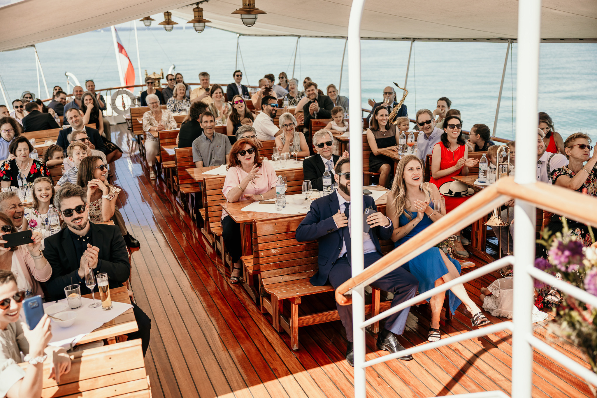 Hochzeit am Bodensee, Arbon, Schiff Hohentwiel. Hochzeitsfotografie Schweiz