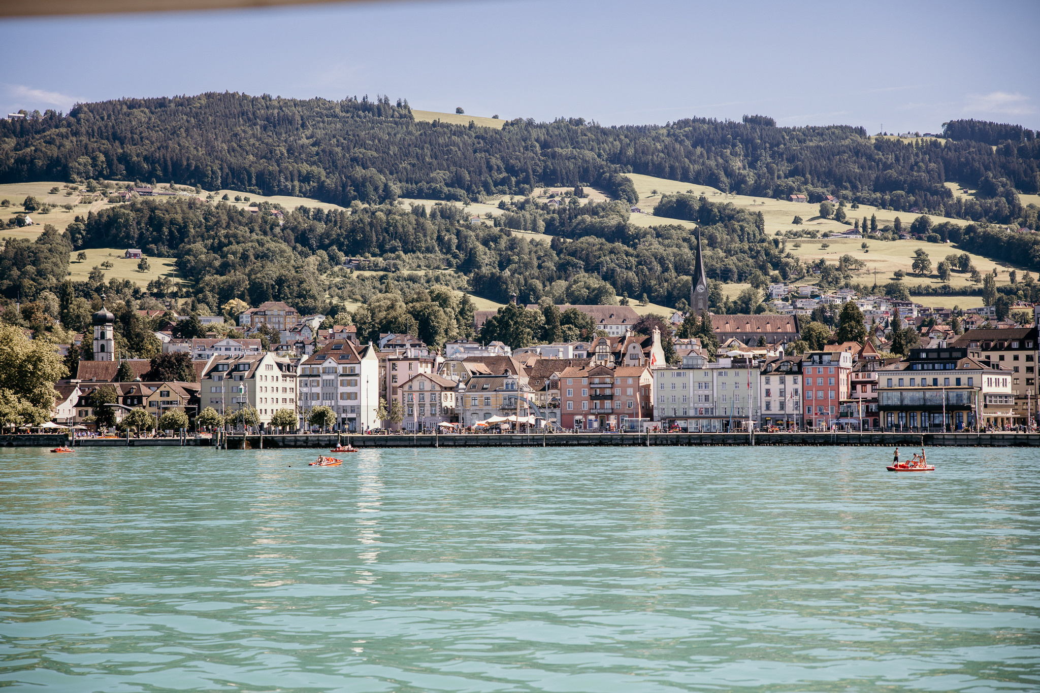Hochzeit am Bodensee, Arbon, Schiff Hohentwiel. Hochzeitsfotografie Schweiz