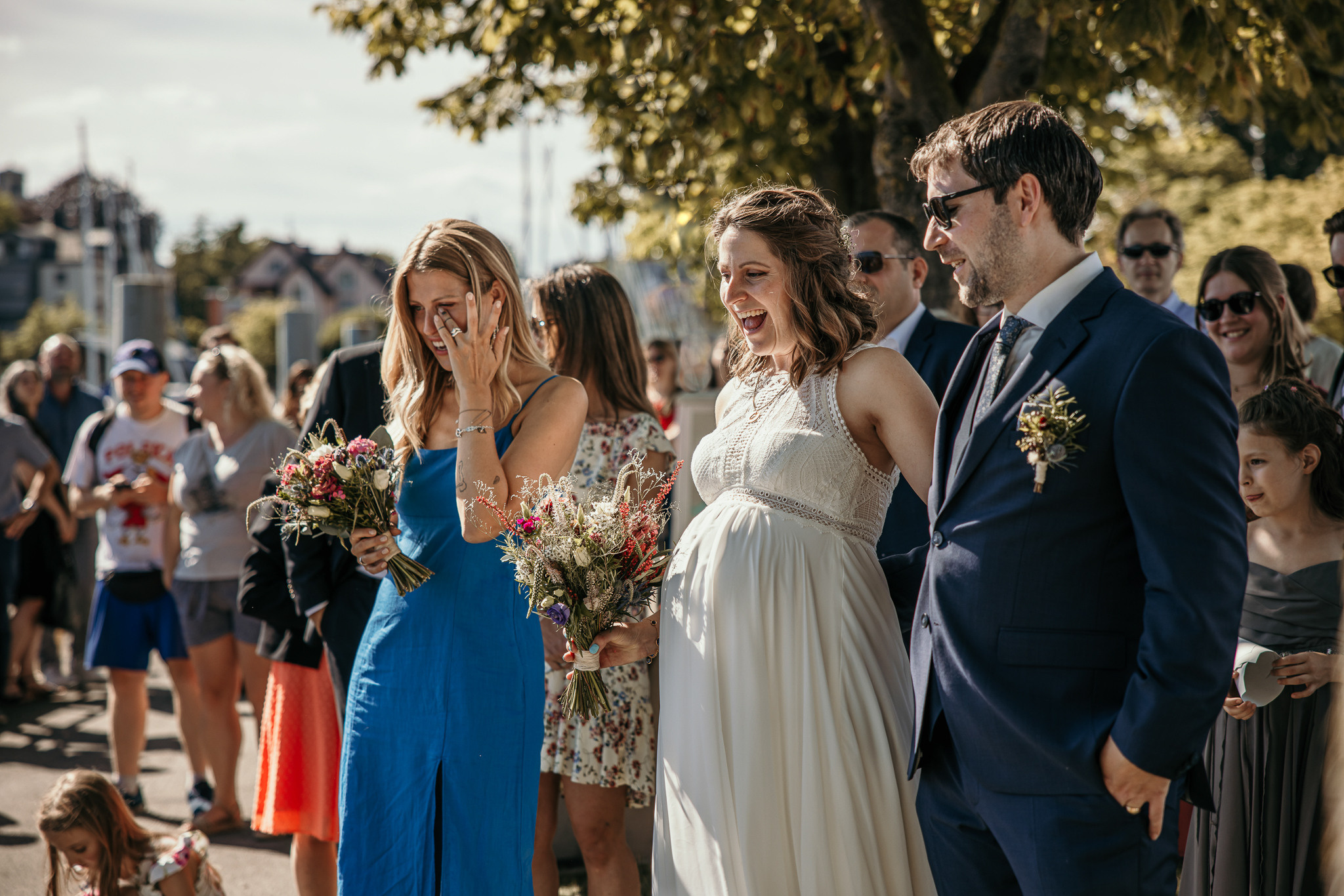 Hochzeit am Bodensee, Arbon, Schiff Hohentwiel. Hochzeitsfotografie Schweiz