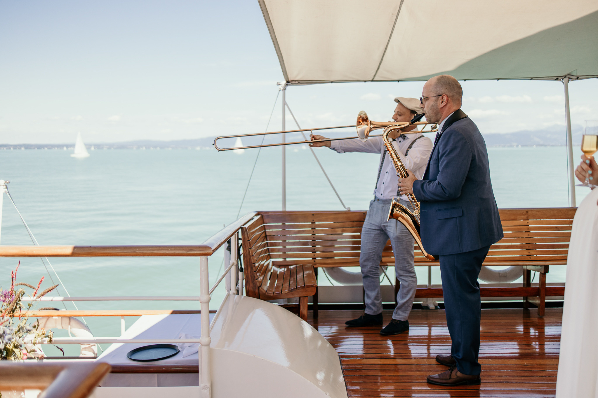 Hochzeit am Bodensee, Arbon, Schiff Hohentwiel. Hochzeitsfotografie Schweiz