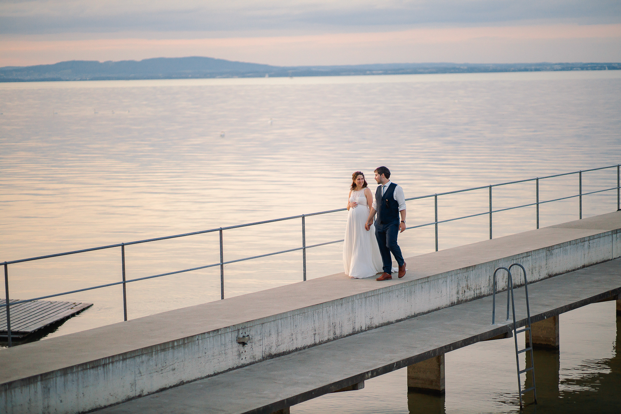 Hochzeit am Bodensee, Arbon, Schiff Hohentwiel. Hochzeitsfotografie Schweiz