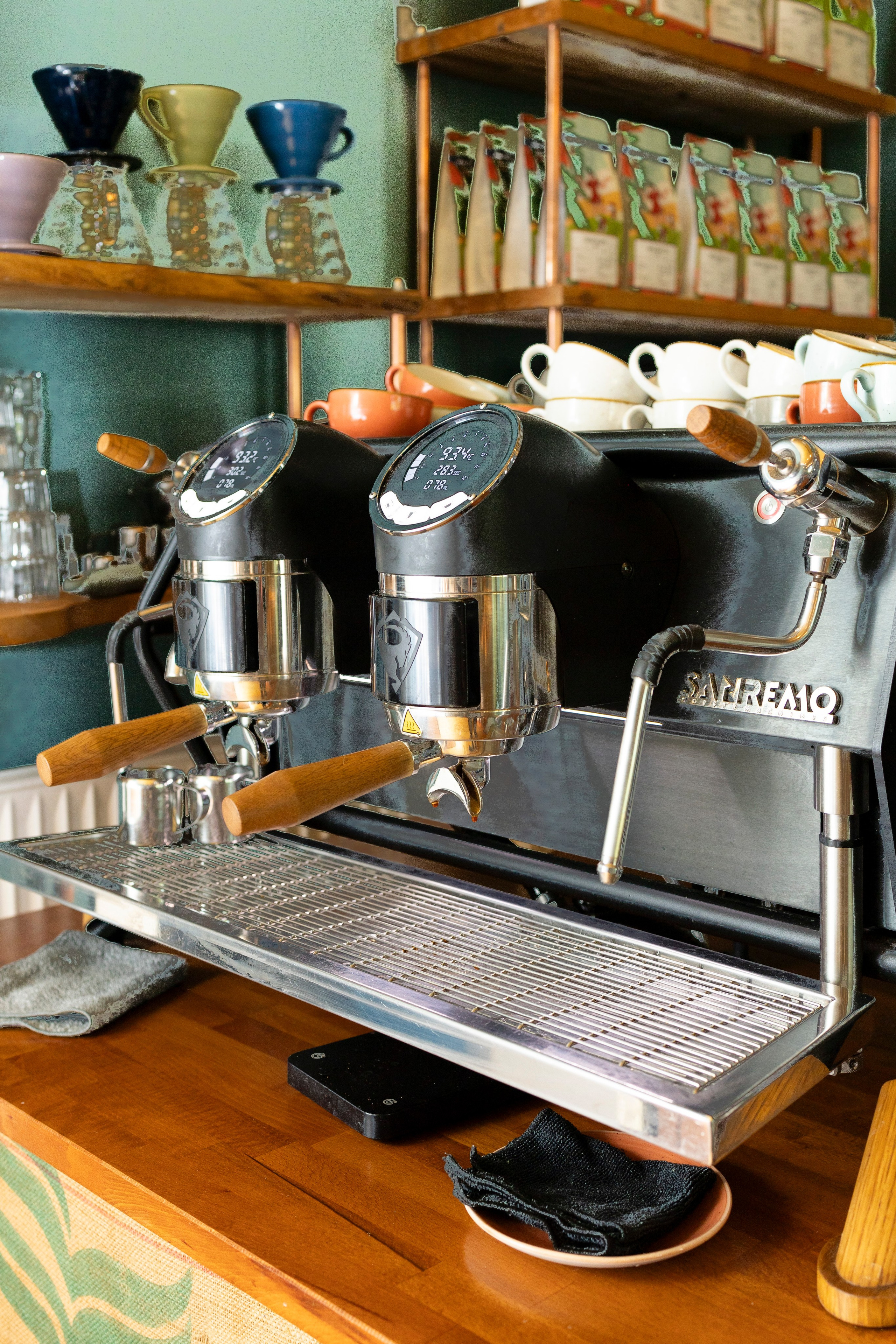 Cafe. Photographer in Munich