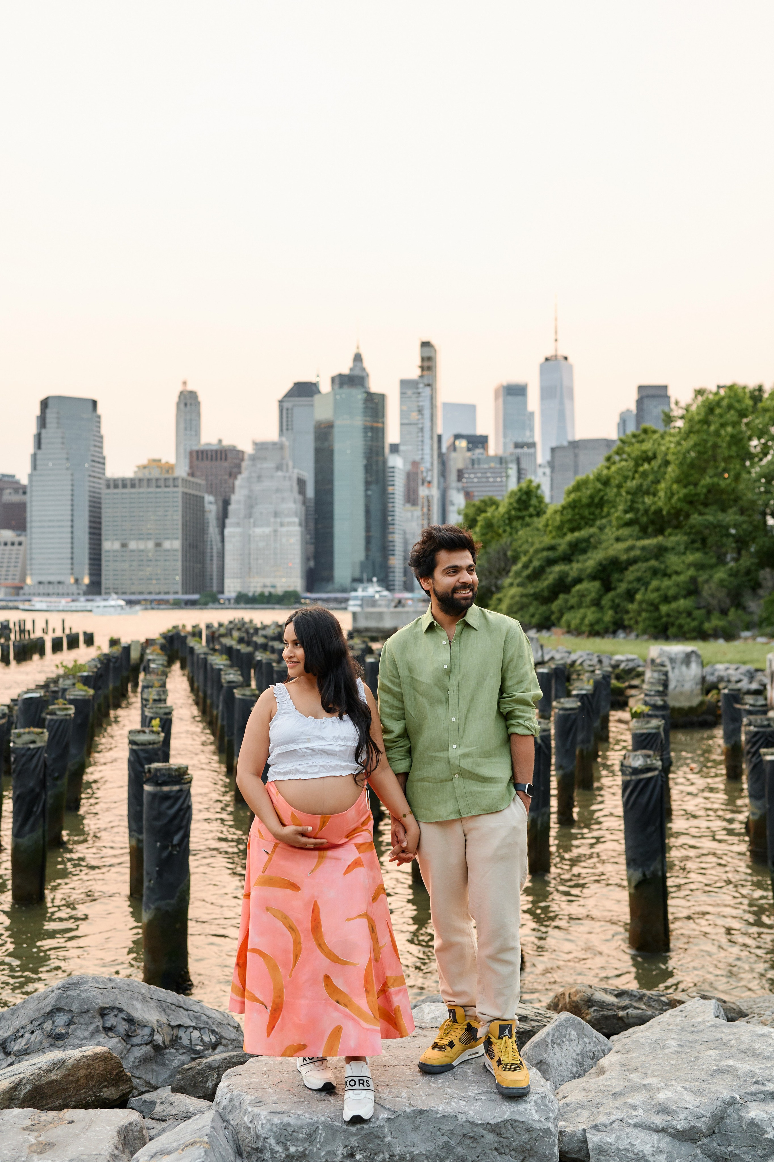 Maternity indoor and studio photoshoot. Professional Wedding and event photographer USA New York