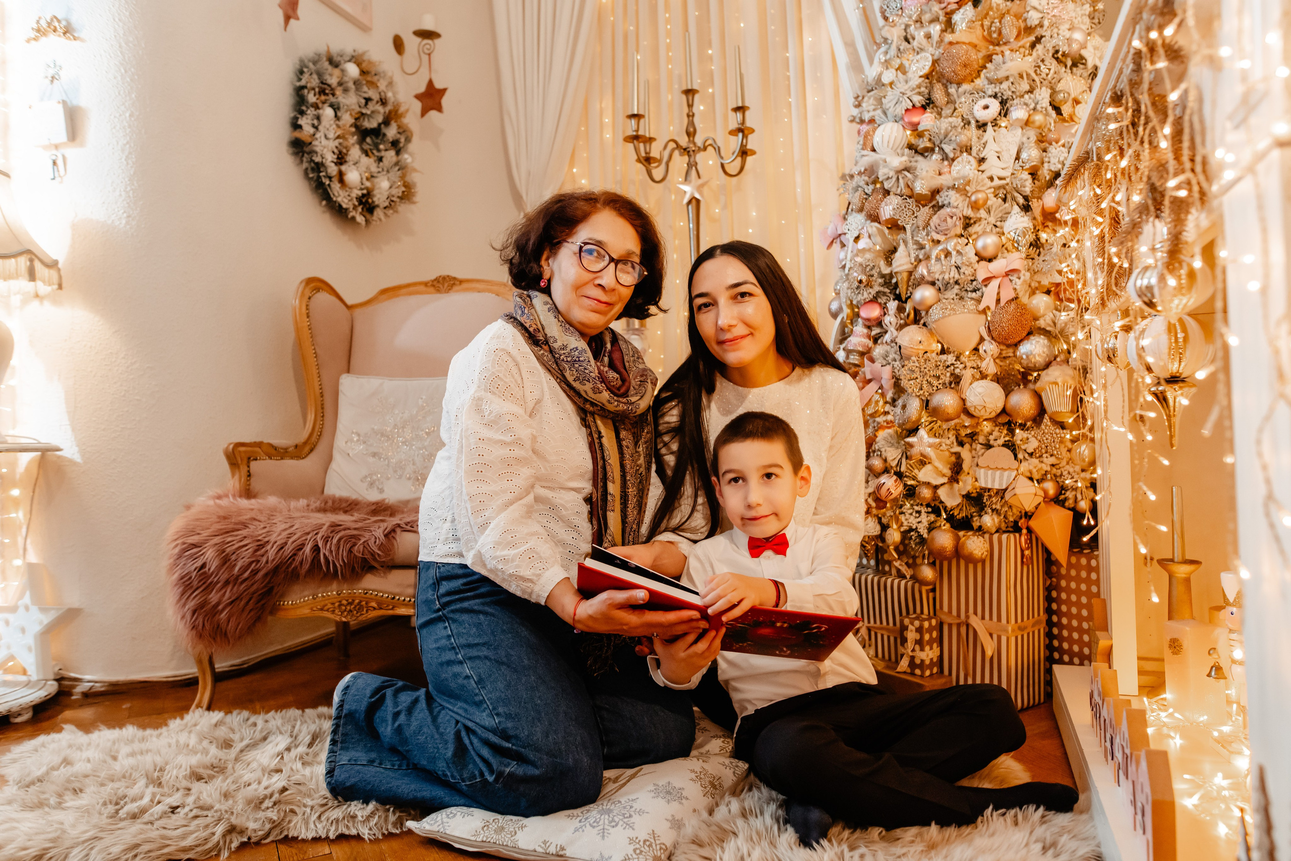 Sedinta Craciun Georgiana Baltaretu si fam. Ana Maria Dragan Fotograf Evenimente