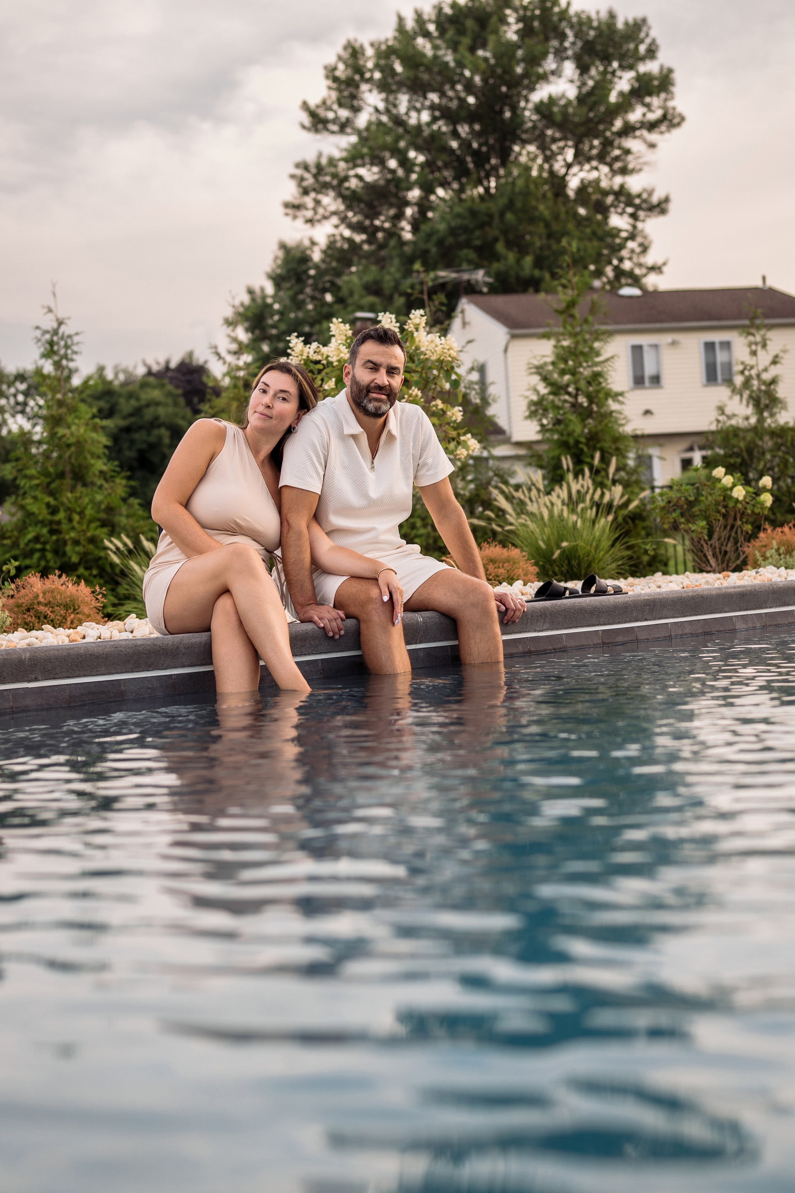 Boris, Lubov, Fiona, Donald, Dylan. At home. Wedding and family photographer and videographer PA, NJ, NY, DE, MD