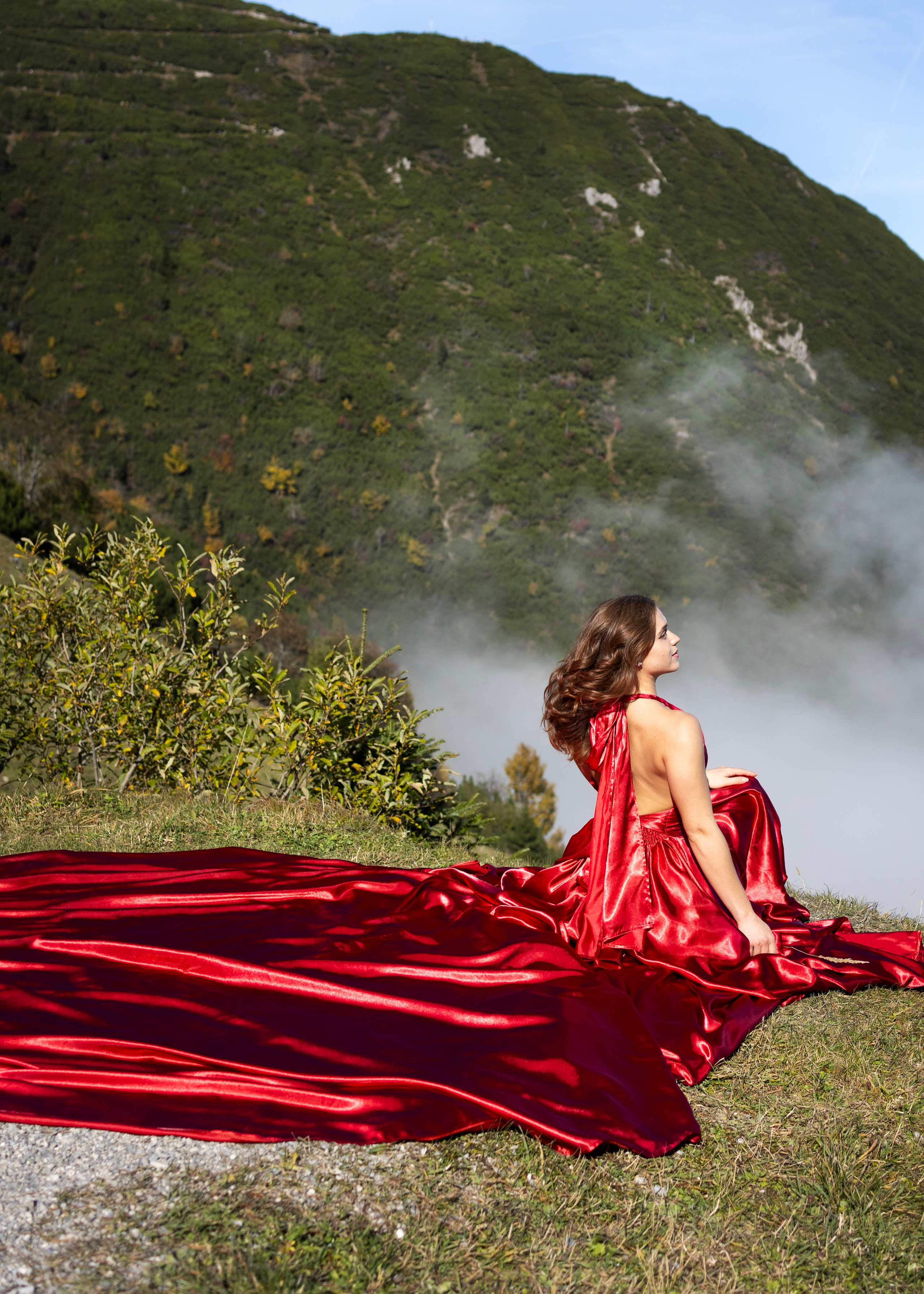 Shooting in the mountains. Photographer in Munich