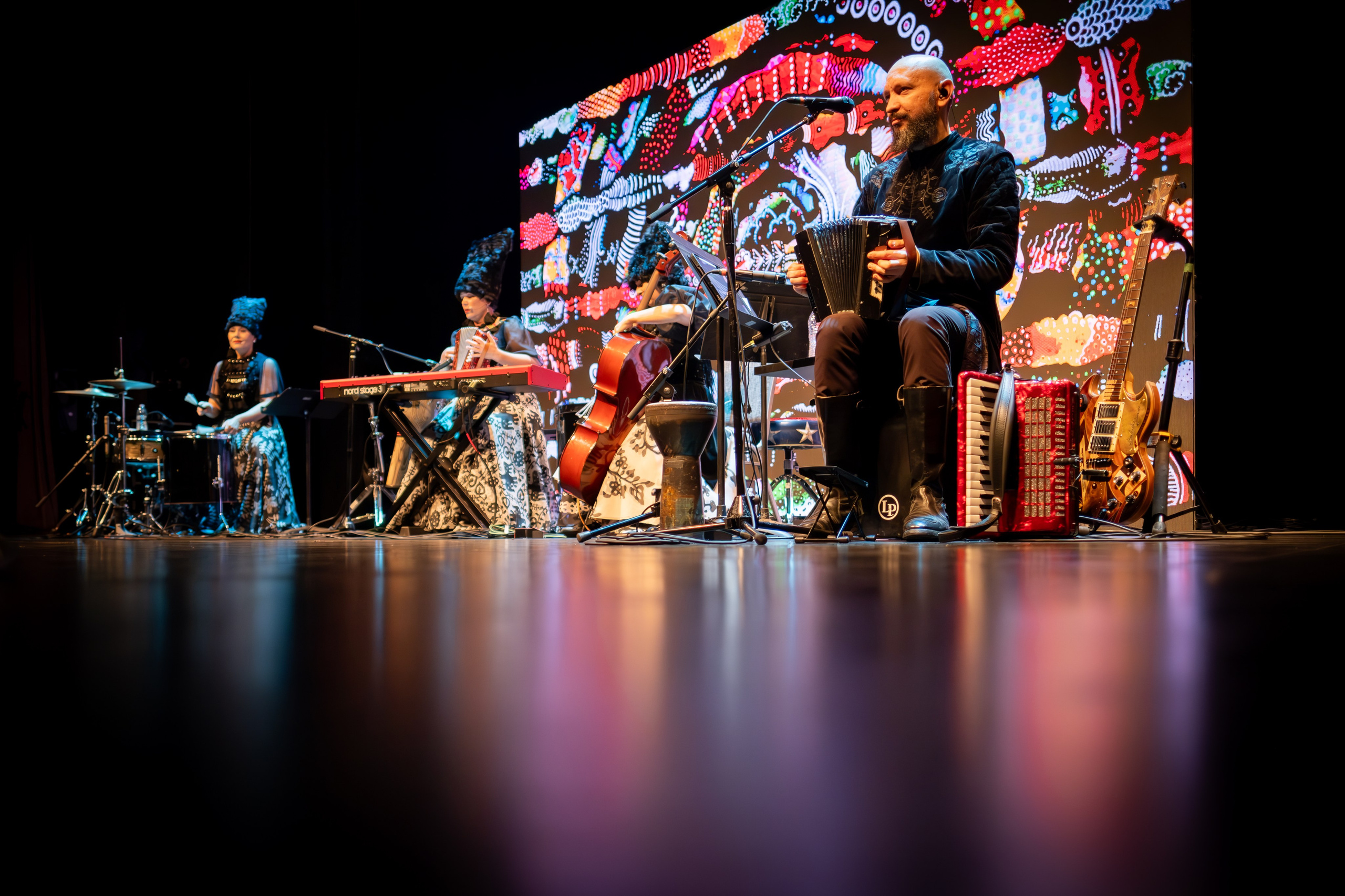 DAKHA BRAKHA. Reportage concert portrait photography in the San Francisco Bay Area