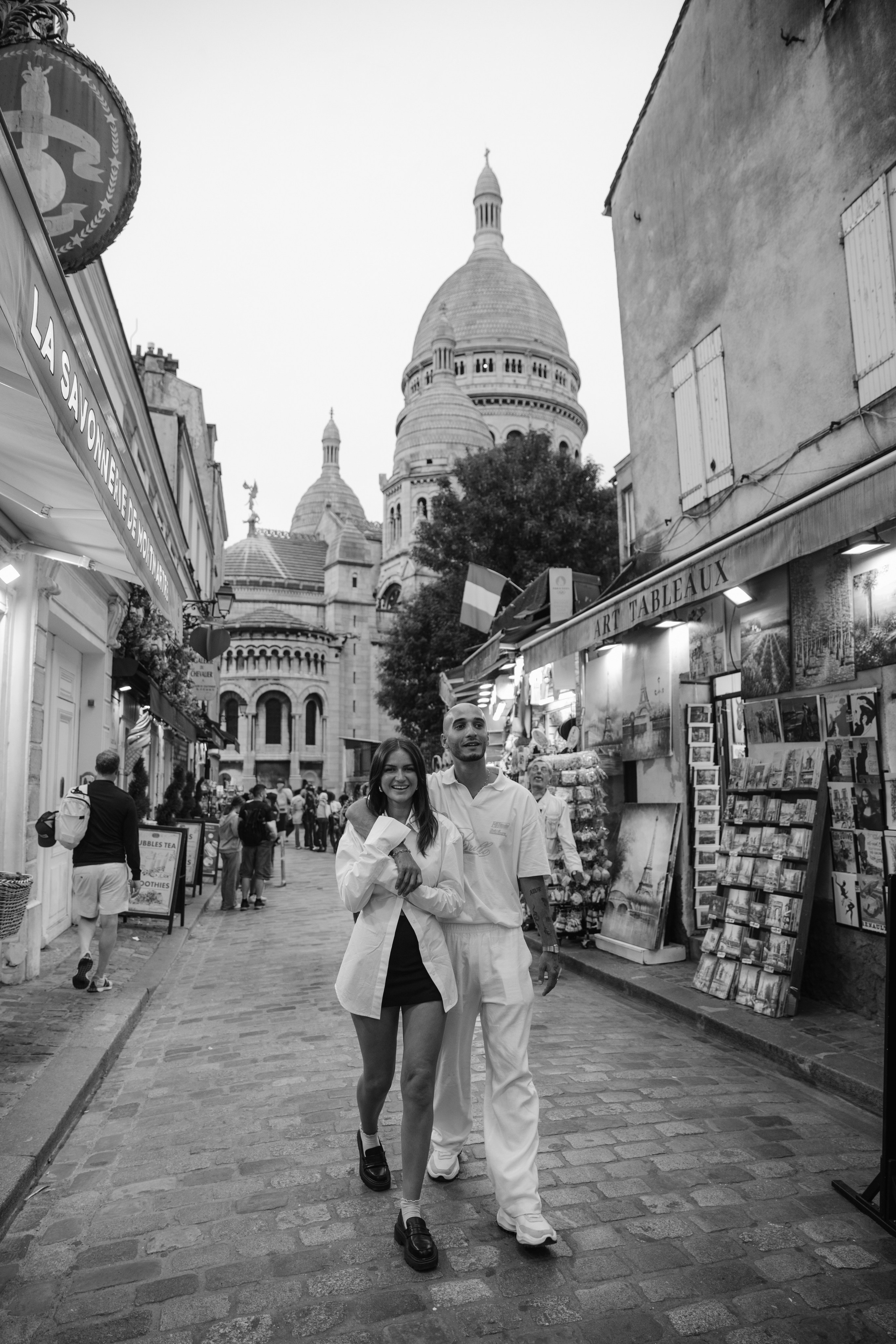 Tim & Pauline — A Parisian Stroll Photoshoot. Свадебный фотограф в Париже