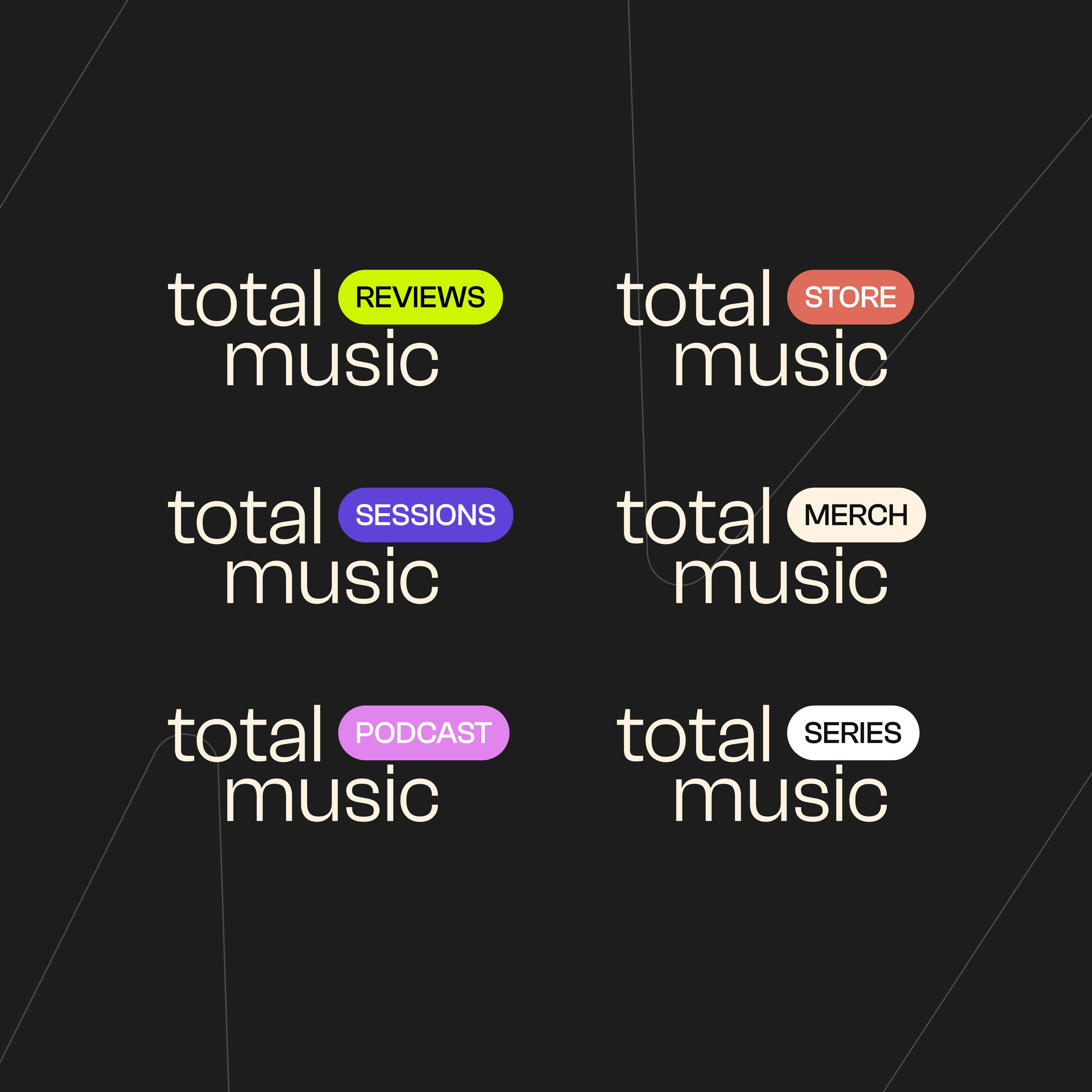 Total Music Rebrand. ODIX Creative