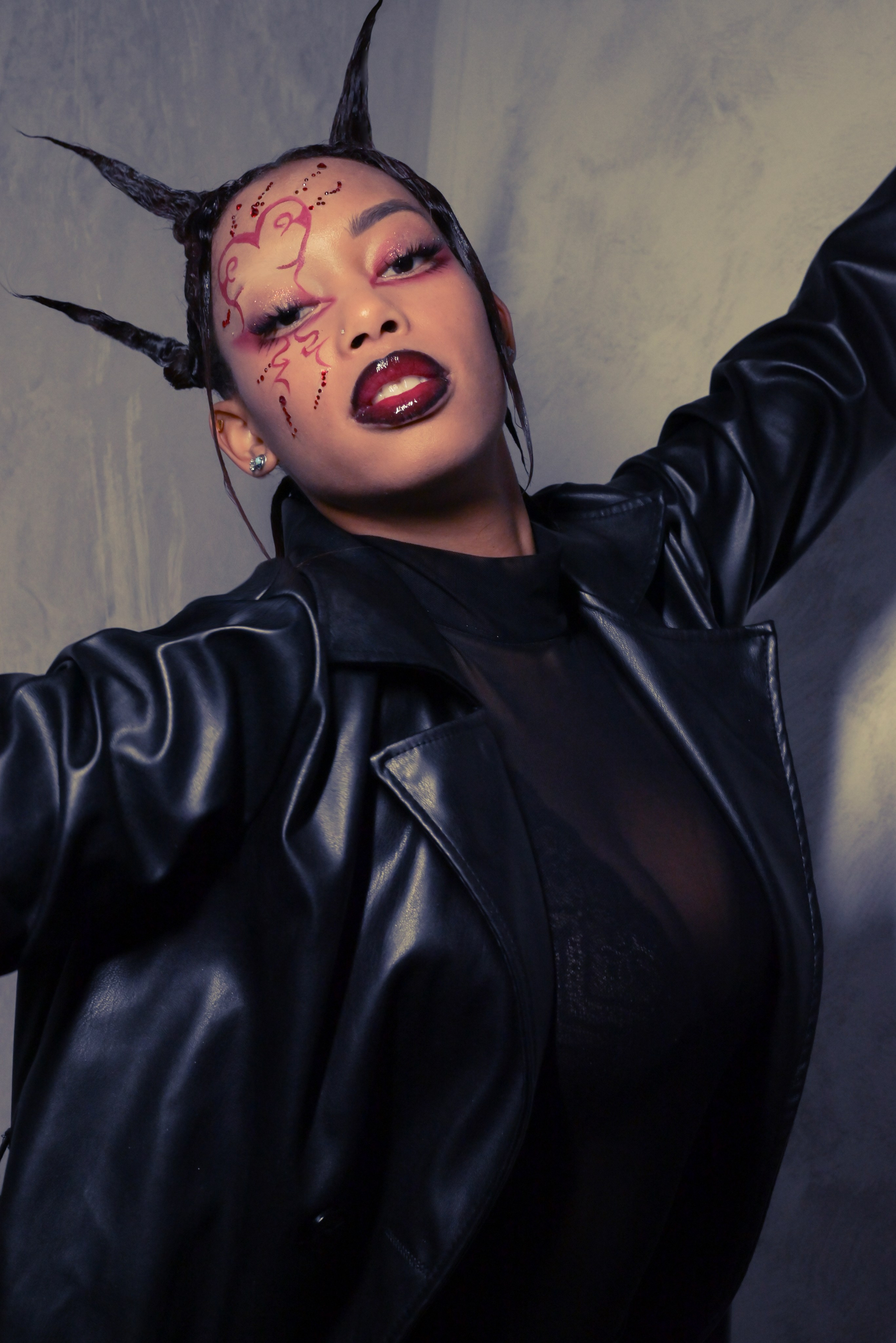 Shooting ragazza studio