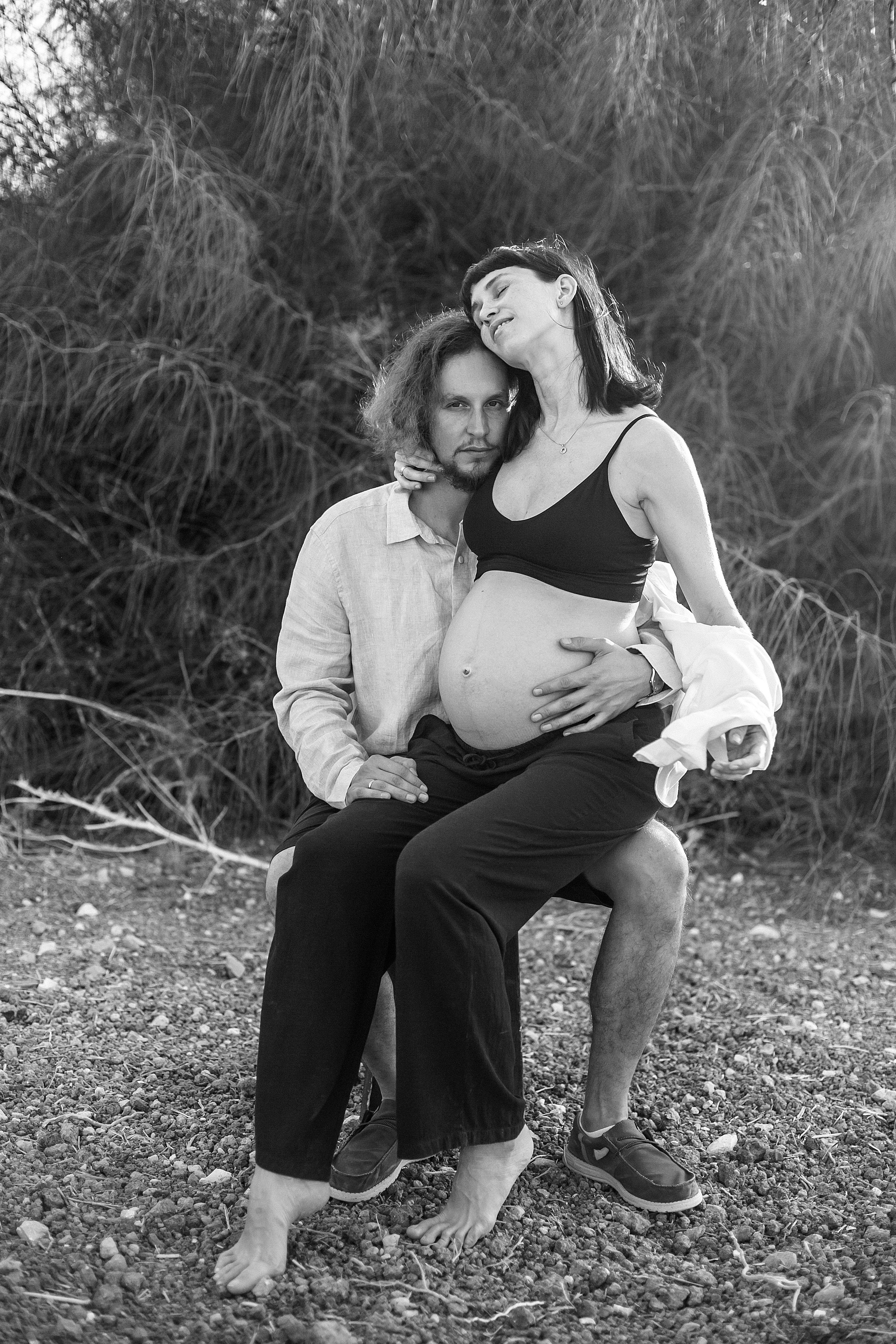 Kiryat Tivon field. Family photographer in Israel