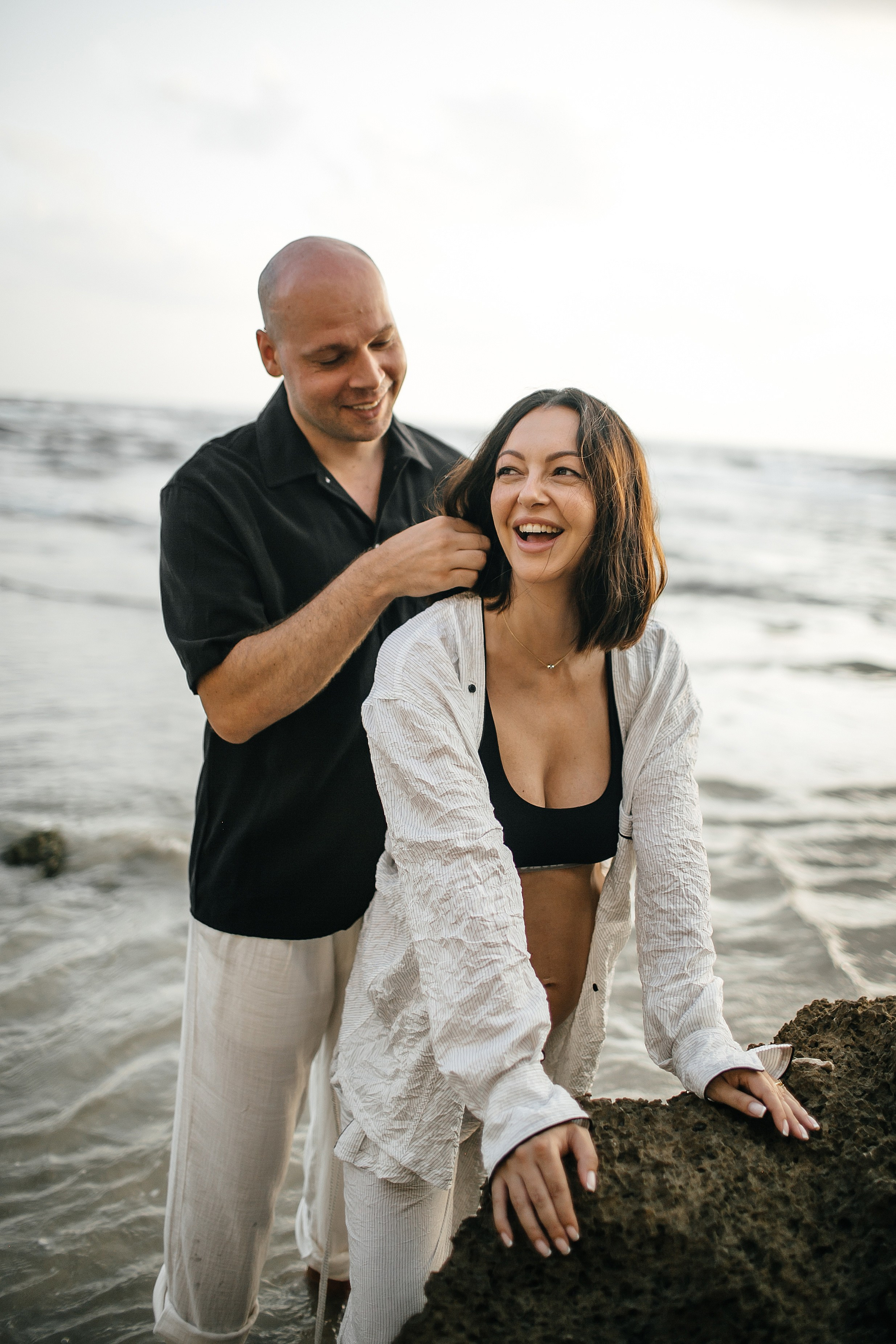 Katya & Fil Givat Olga. Family photographer in Israel