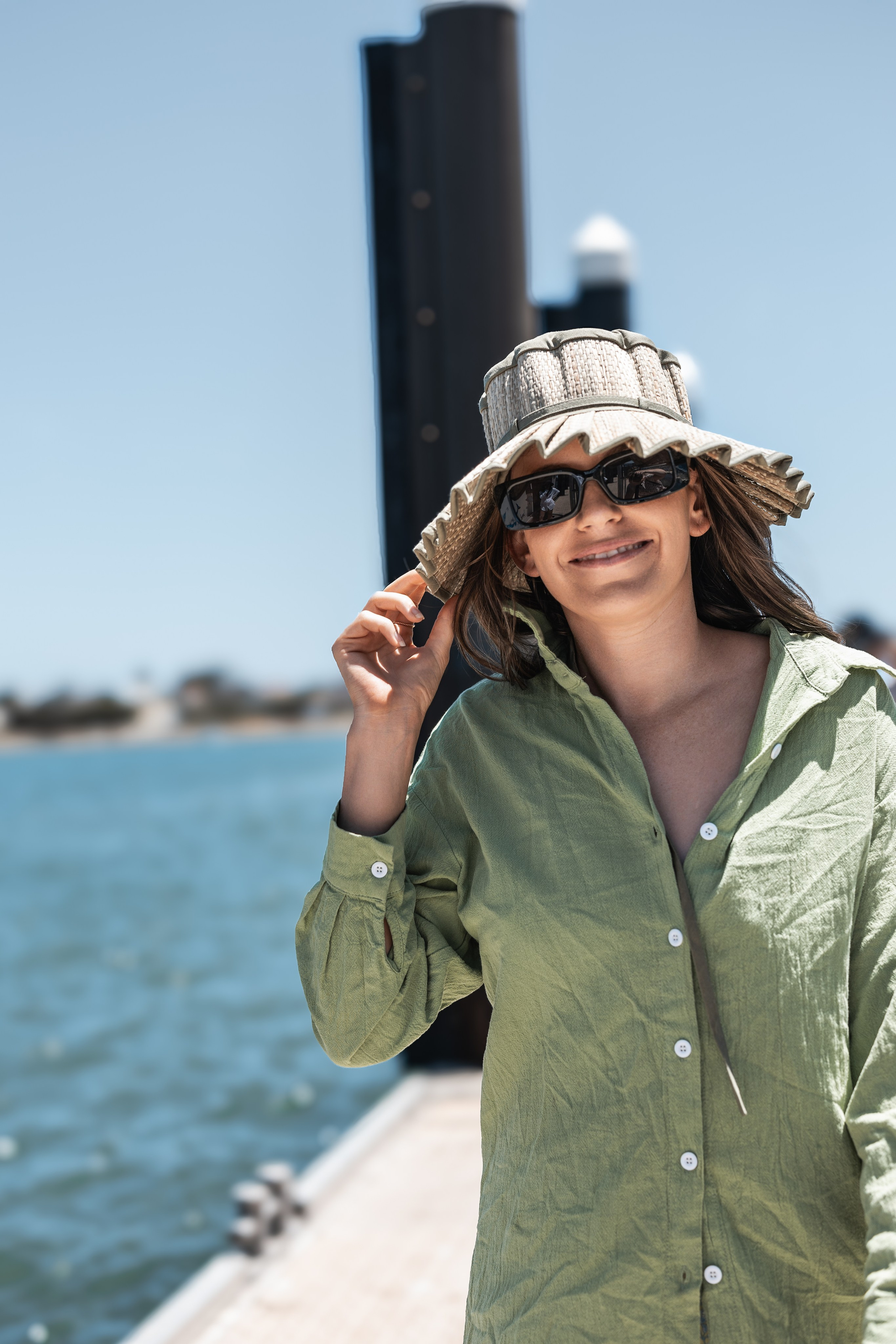 Product photoshoot for a hat store