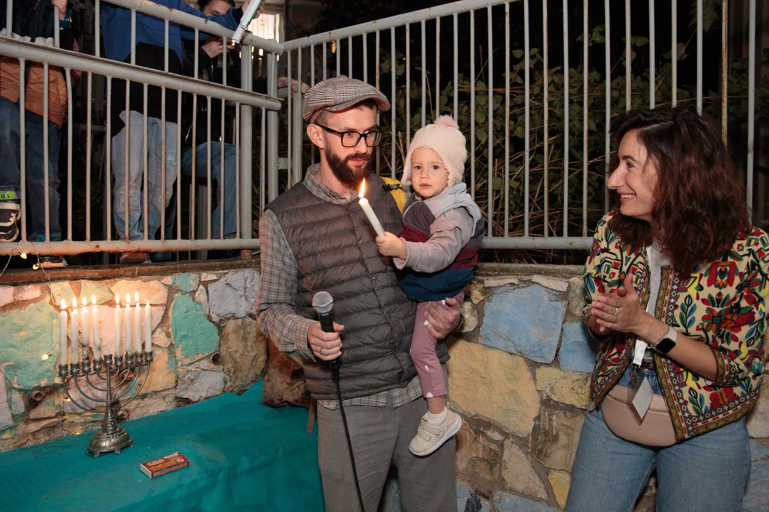 Городская Ханука Хайфа 2023. Портретный и репортажный фотограф в Израиле Рома Бирман