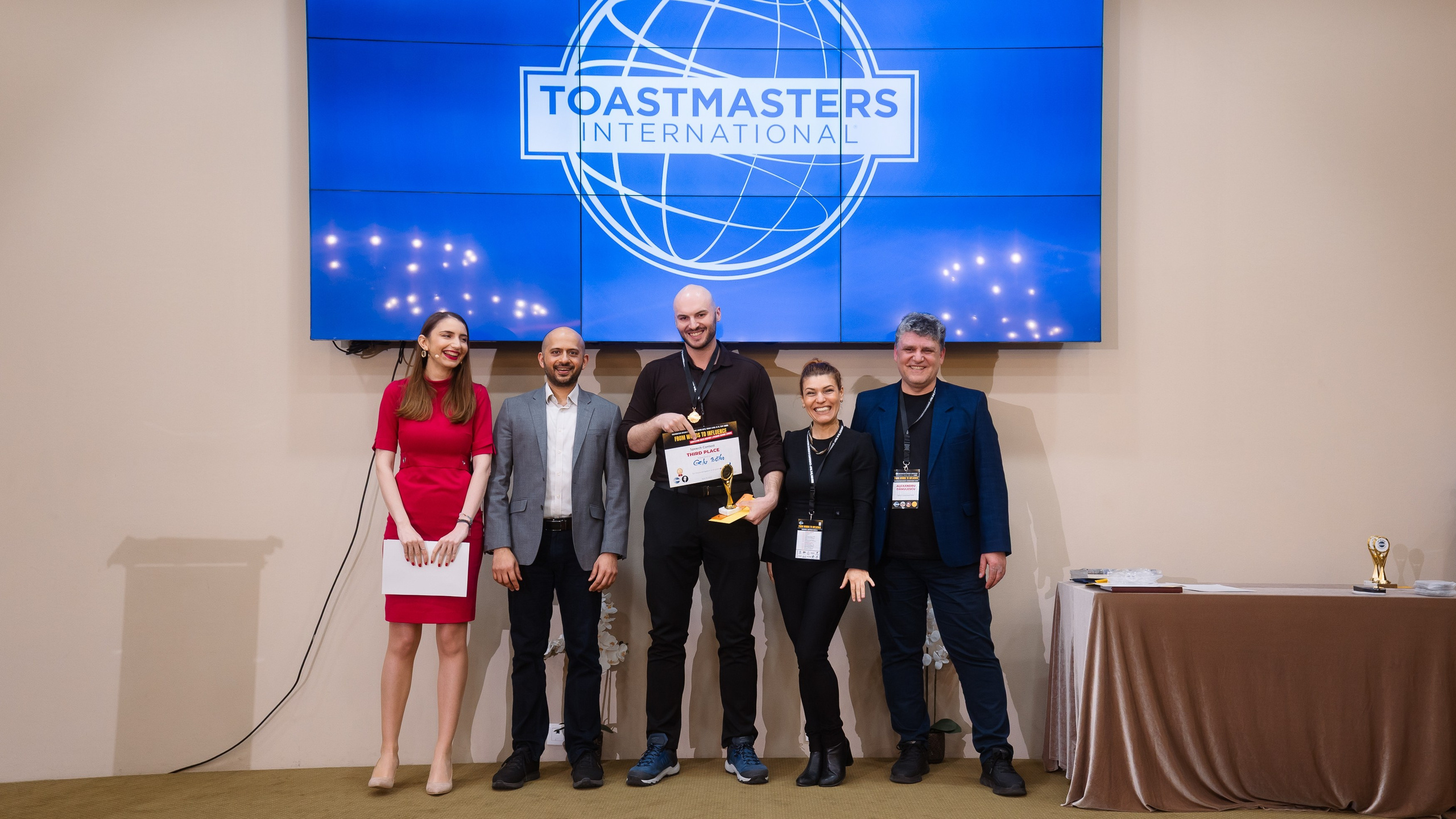 Toastmasters Conference. Marius Ciocan