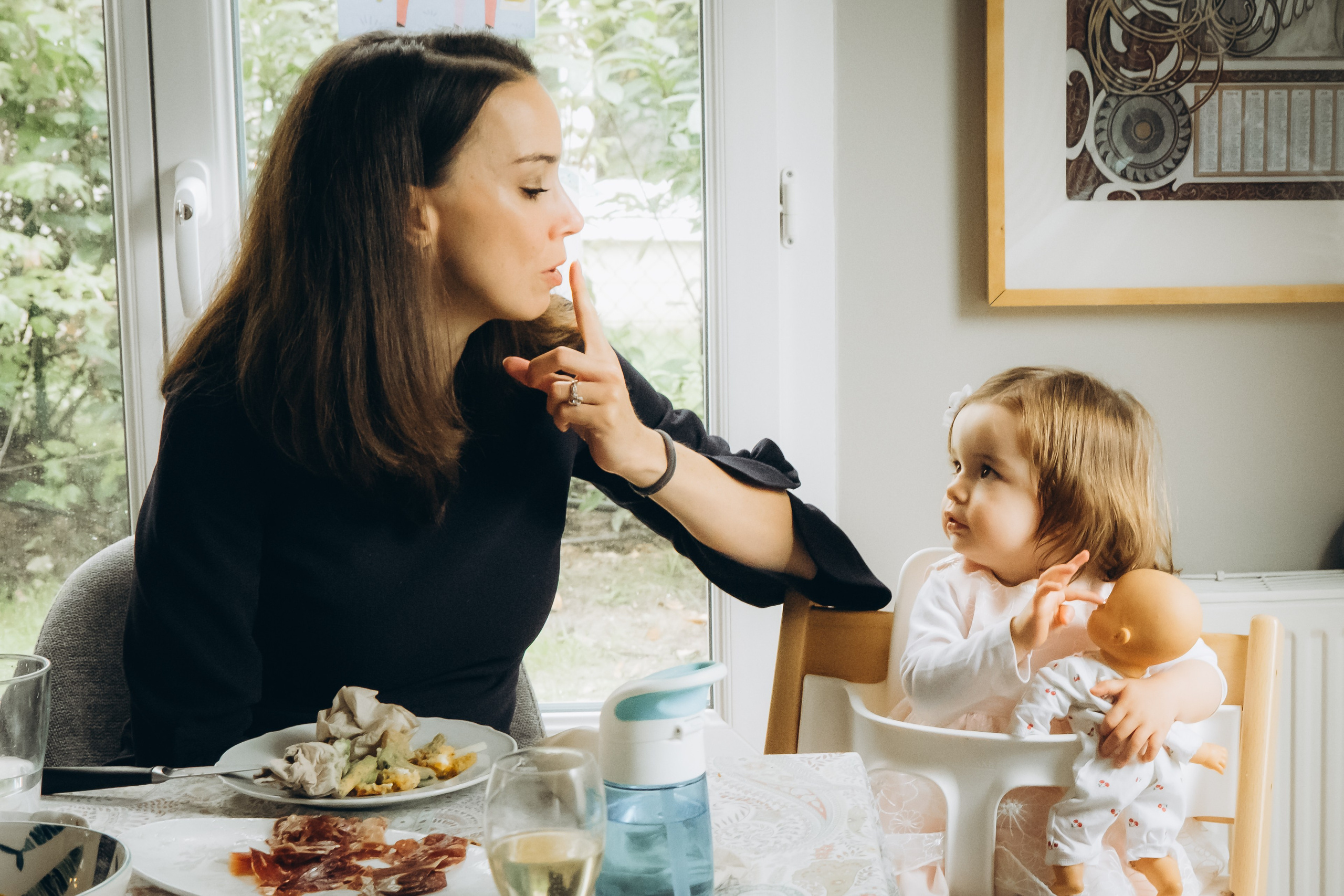 Christening home party. Photographer in Paris Marina Chaput
