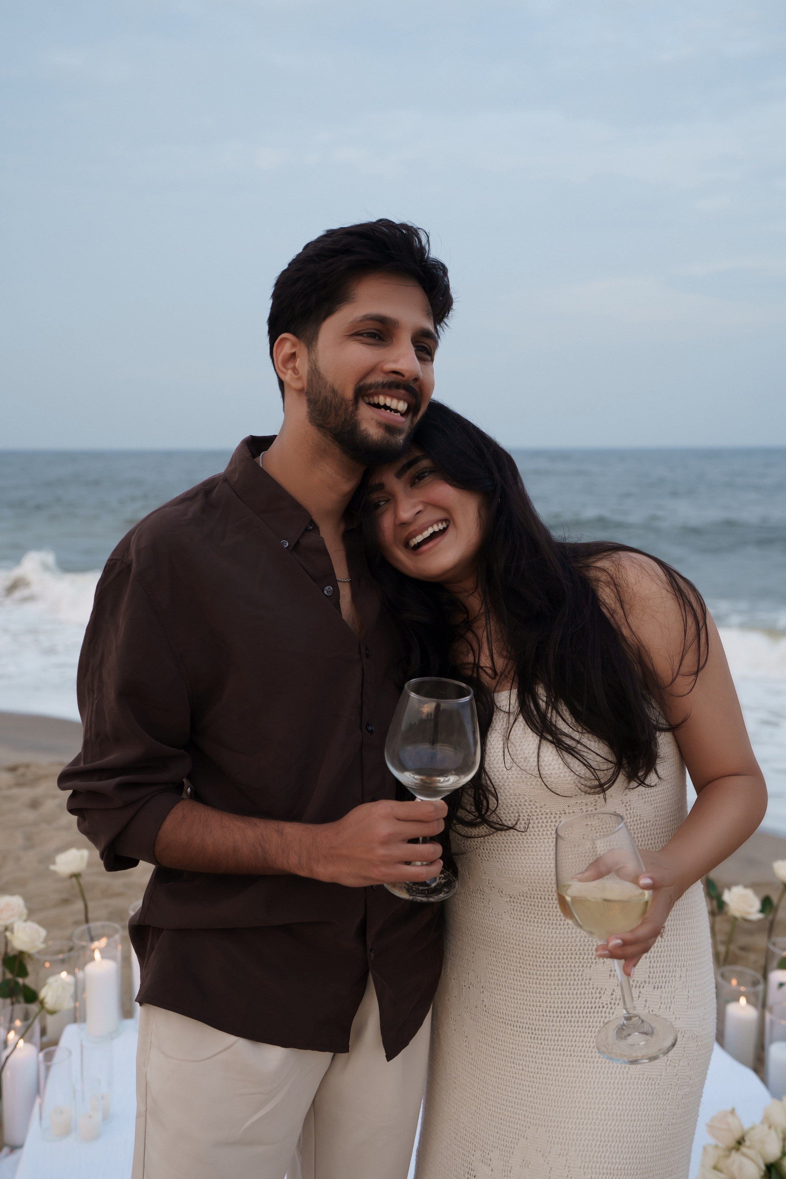 Beach engagement. New York + travel photographer