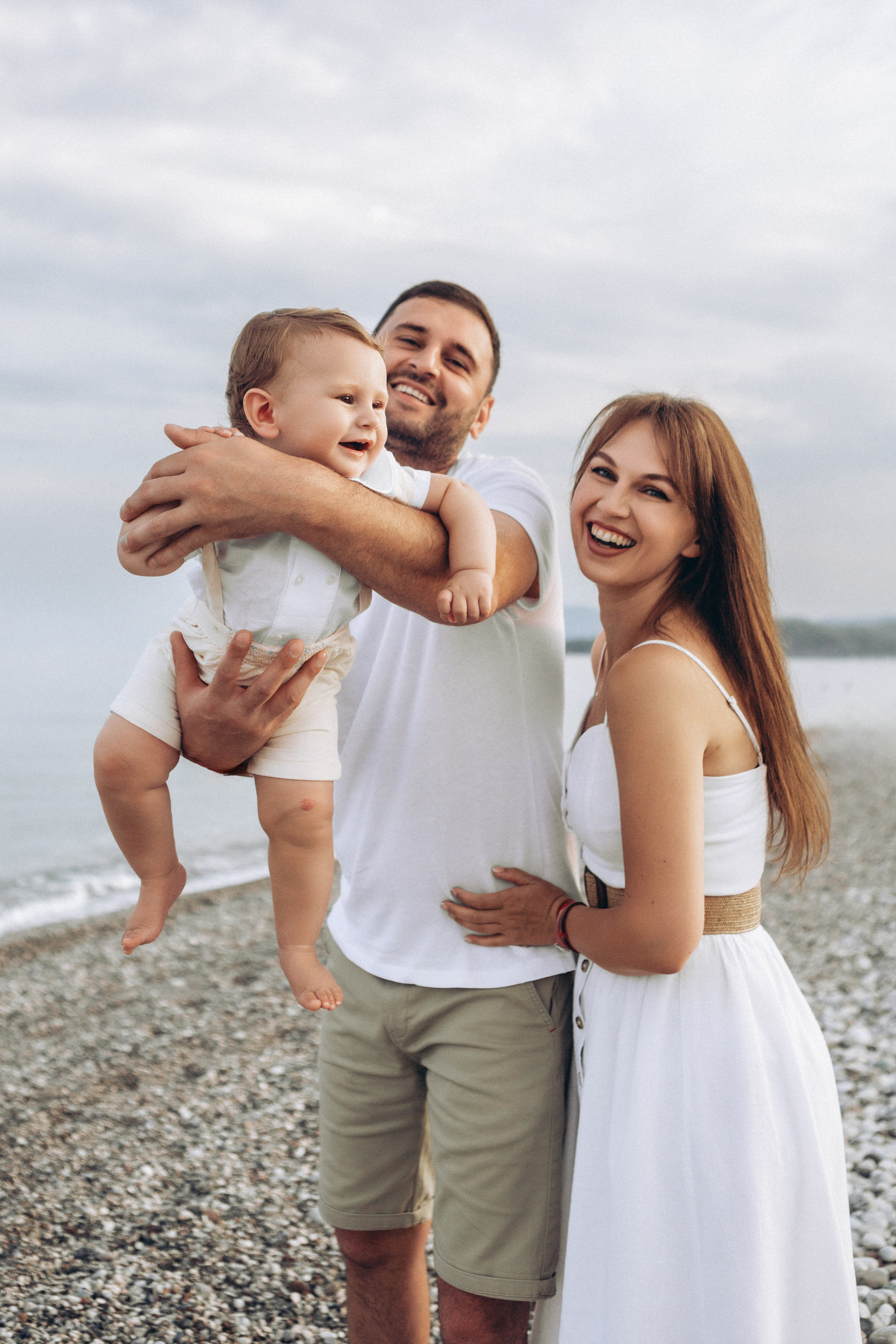 Семейная фотосессия на пляже в Чамьюва. Фотограф в Анталии, Кемере и Белеке