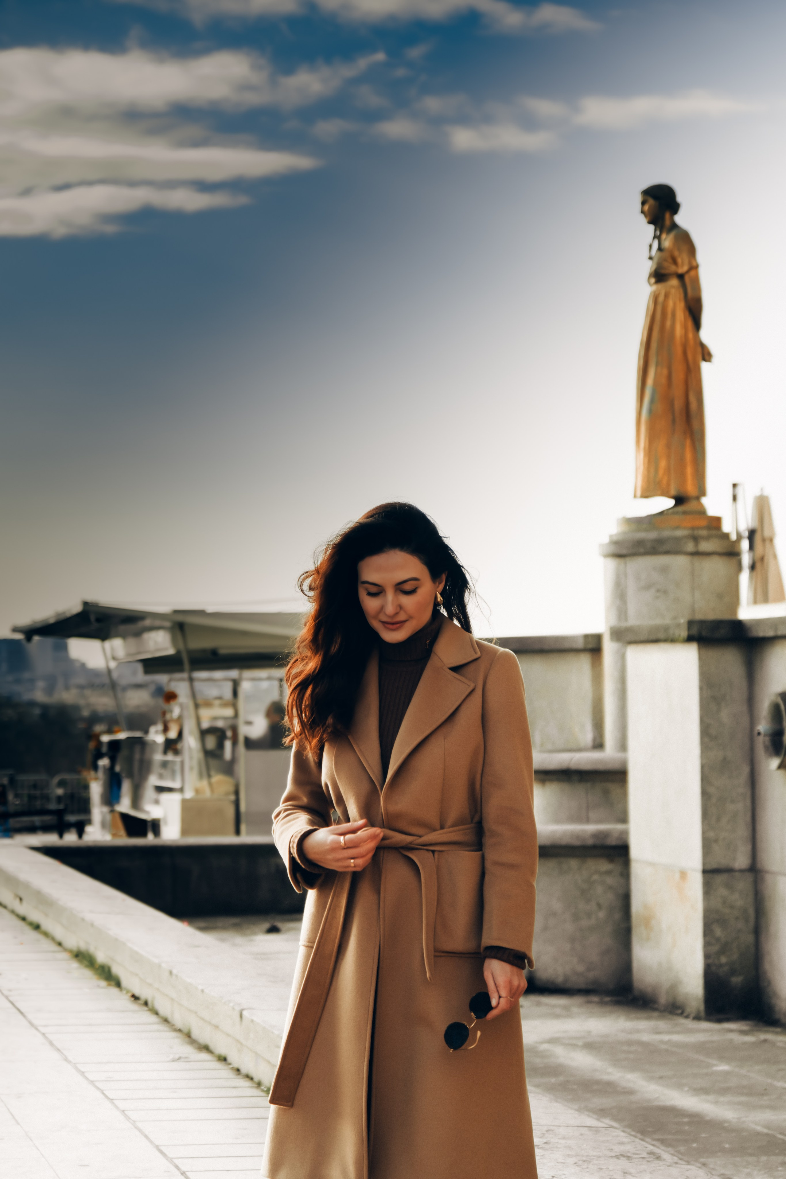 Katerina: Eiffel Tour & terrace in Paris. Photographer in Paris Marina Chaput