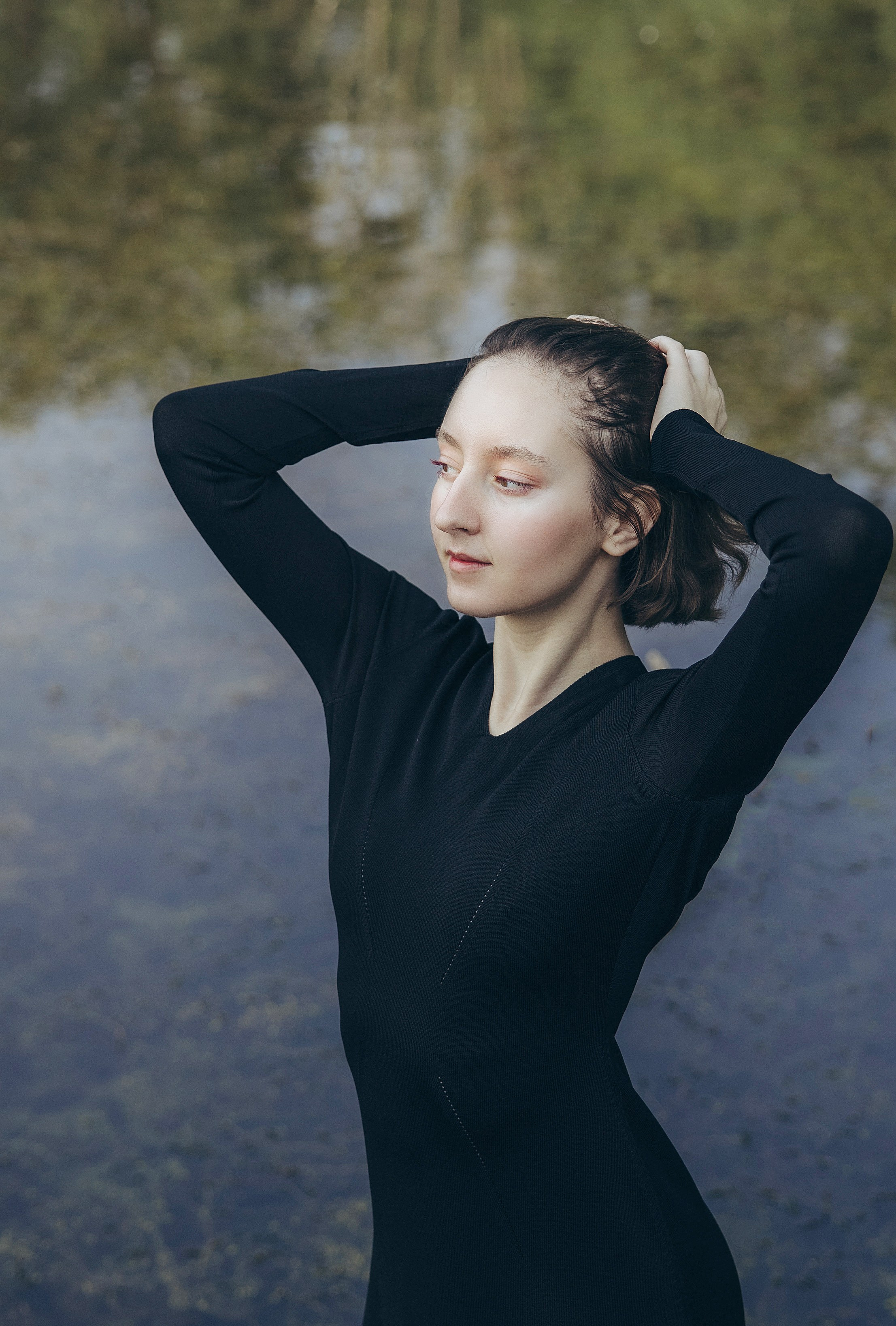 Morning lagoons for Anastasiya. Family Lifestyle Photography