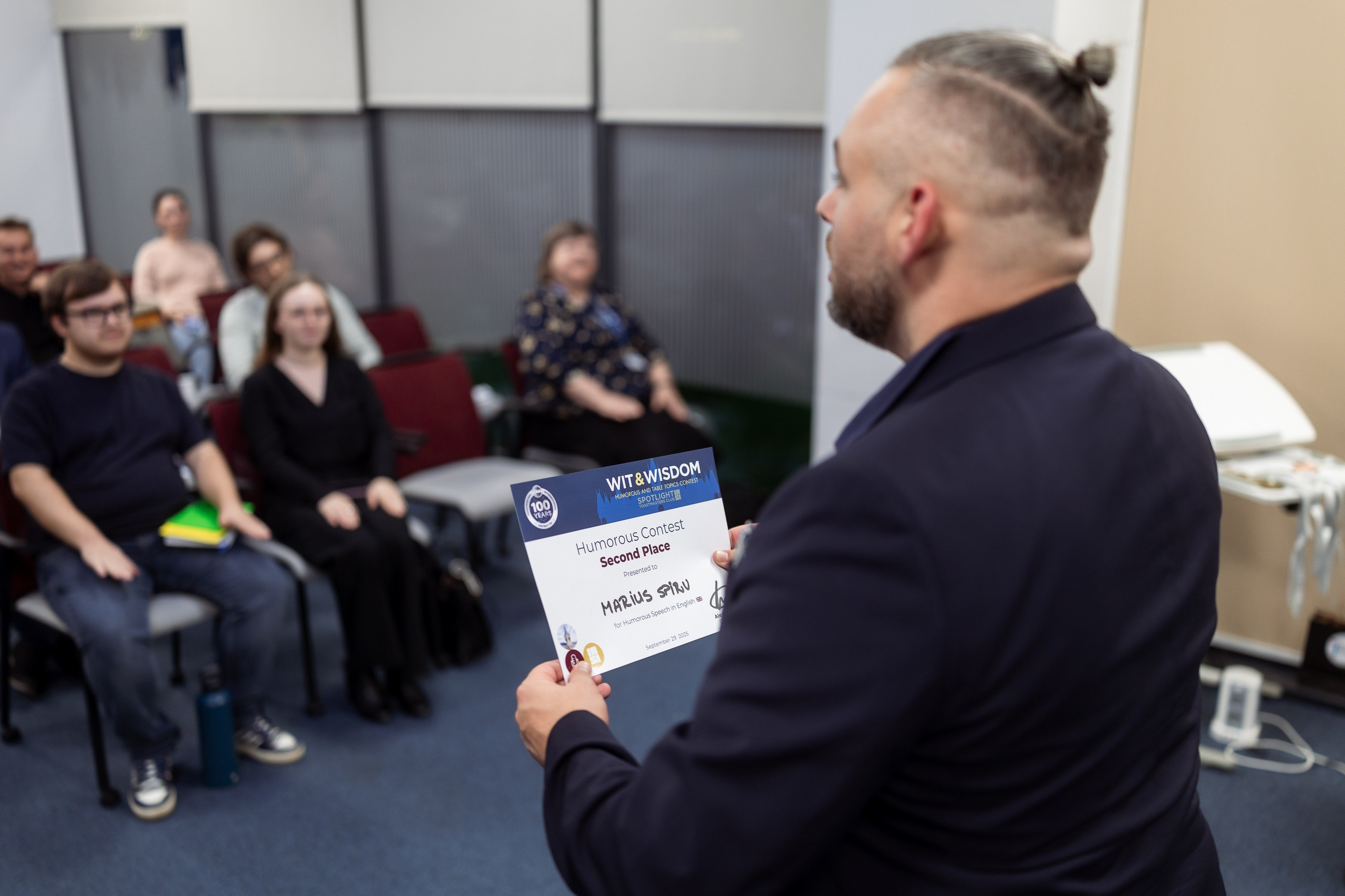 Toastmasters. Marius Ciocan