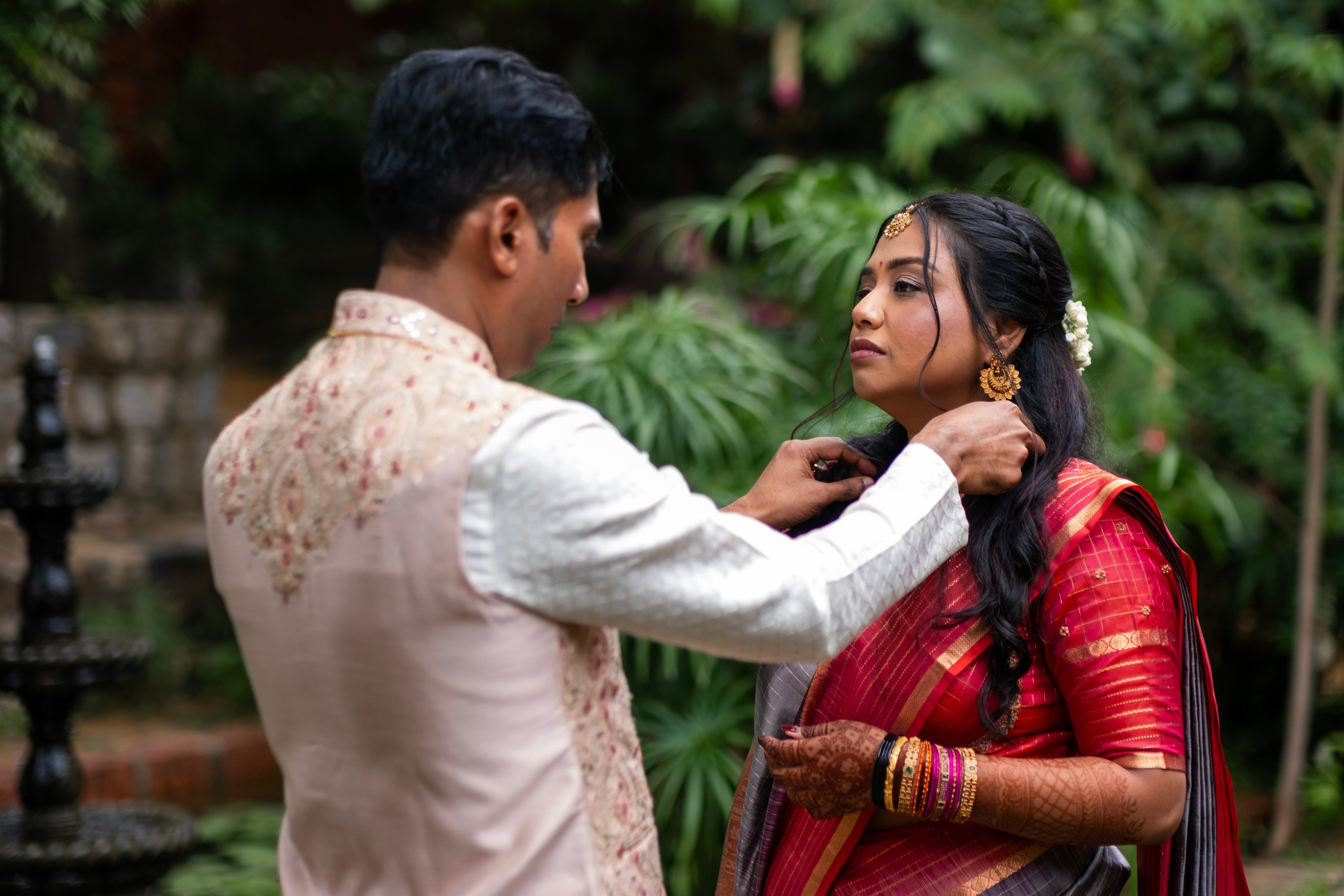 Anupaa & Reuben, Konkani Wedding at The Tharavadu Mane, Bangalore | Truly Yours