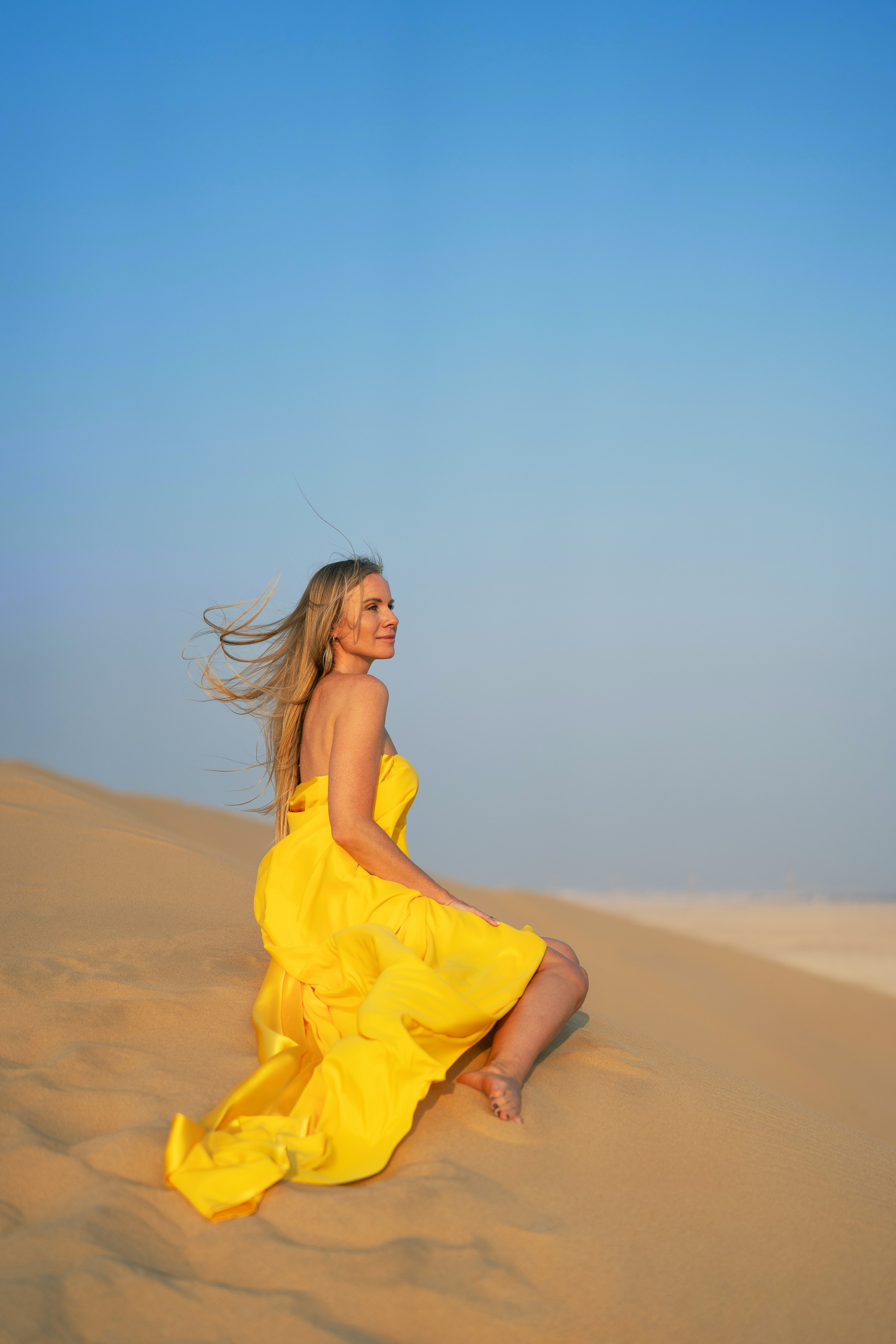 A golden Ray of Sunshine. Family & fashion photographer in Doha