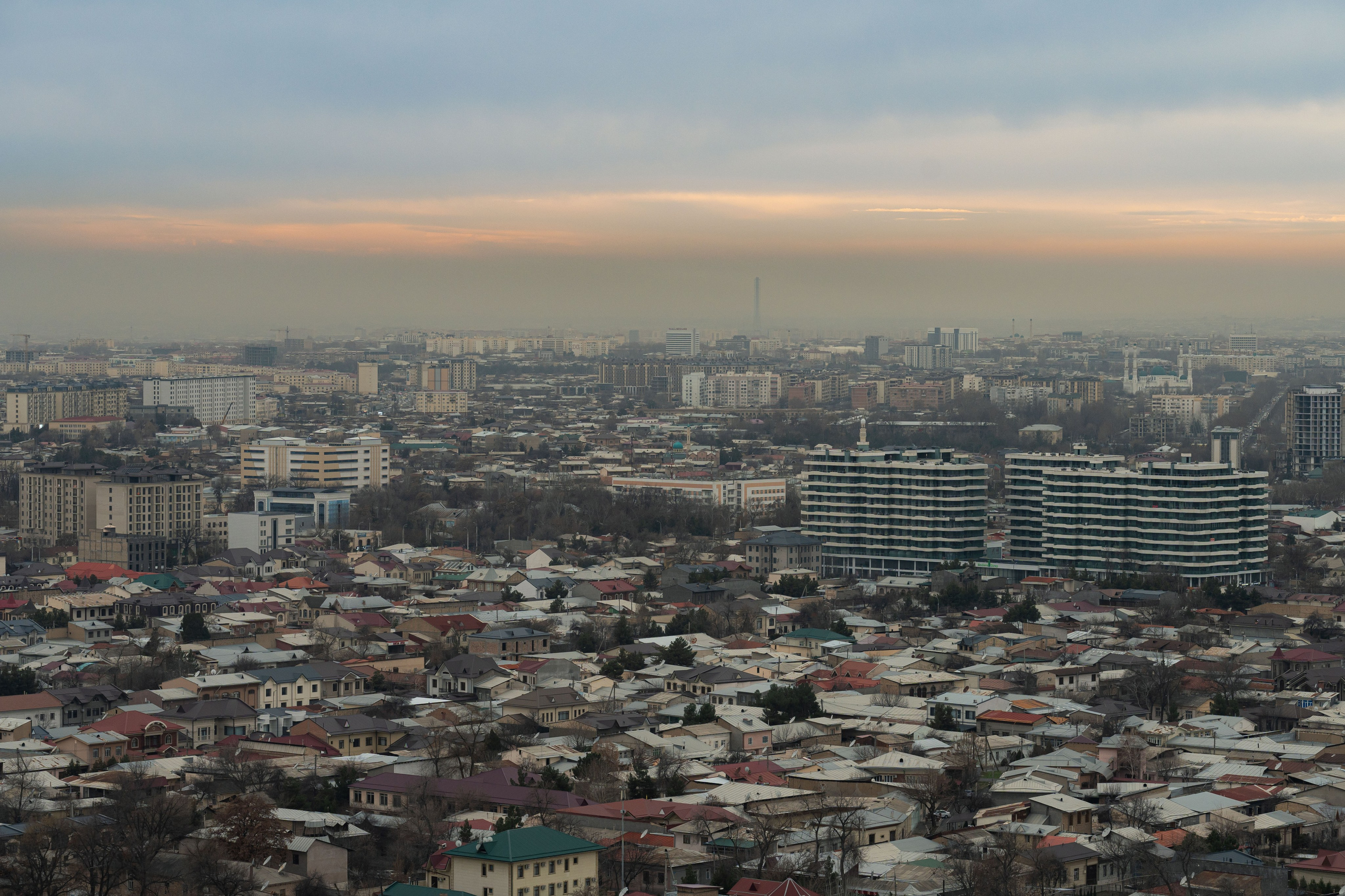 Смог в Ташкенте или Взгляд на город с высоты птичьего полета. Георгий Намазов | Фотограф в Ташкенте