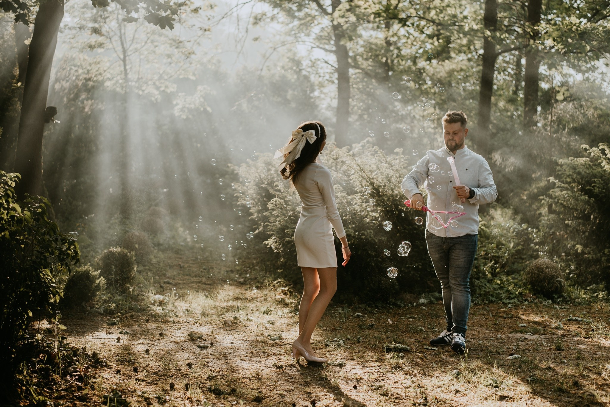 Sesja narzeczeńska Ewelina i Paweł. Dominika Strachacka Fotografia | Fotograf ślubny i rodzinny Opole Lubelskie Lublin