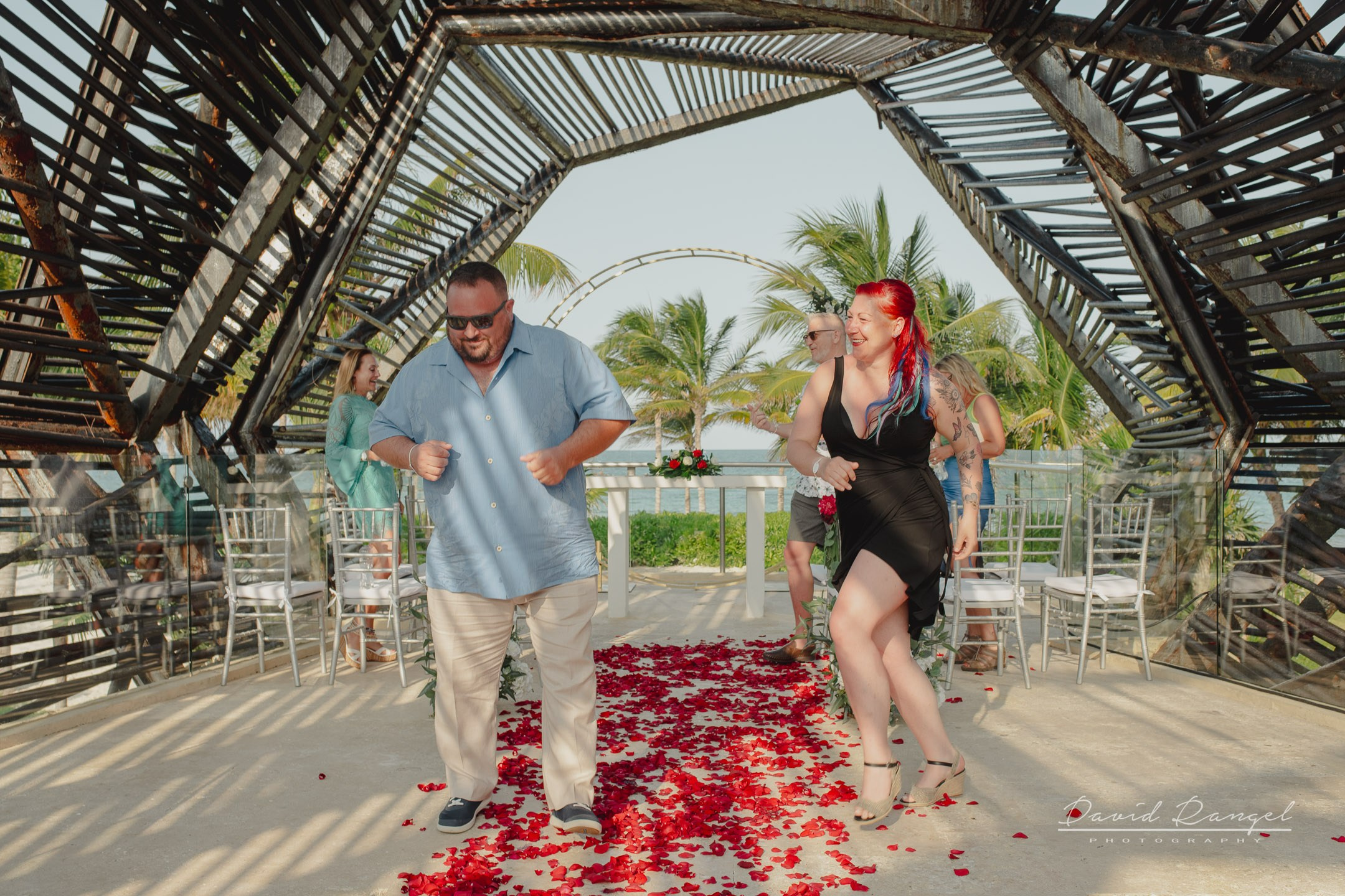 Heather and Benjamin on their destination wedding at Royalton Riviera Cancun. Destination wedding photographer based in Cancun and Riviera Maya with service worldwide