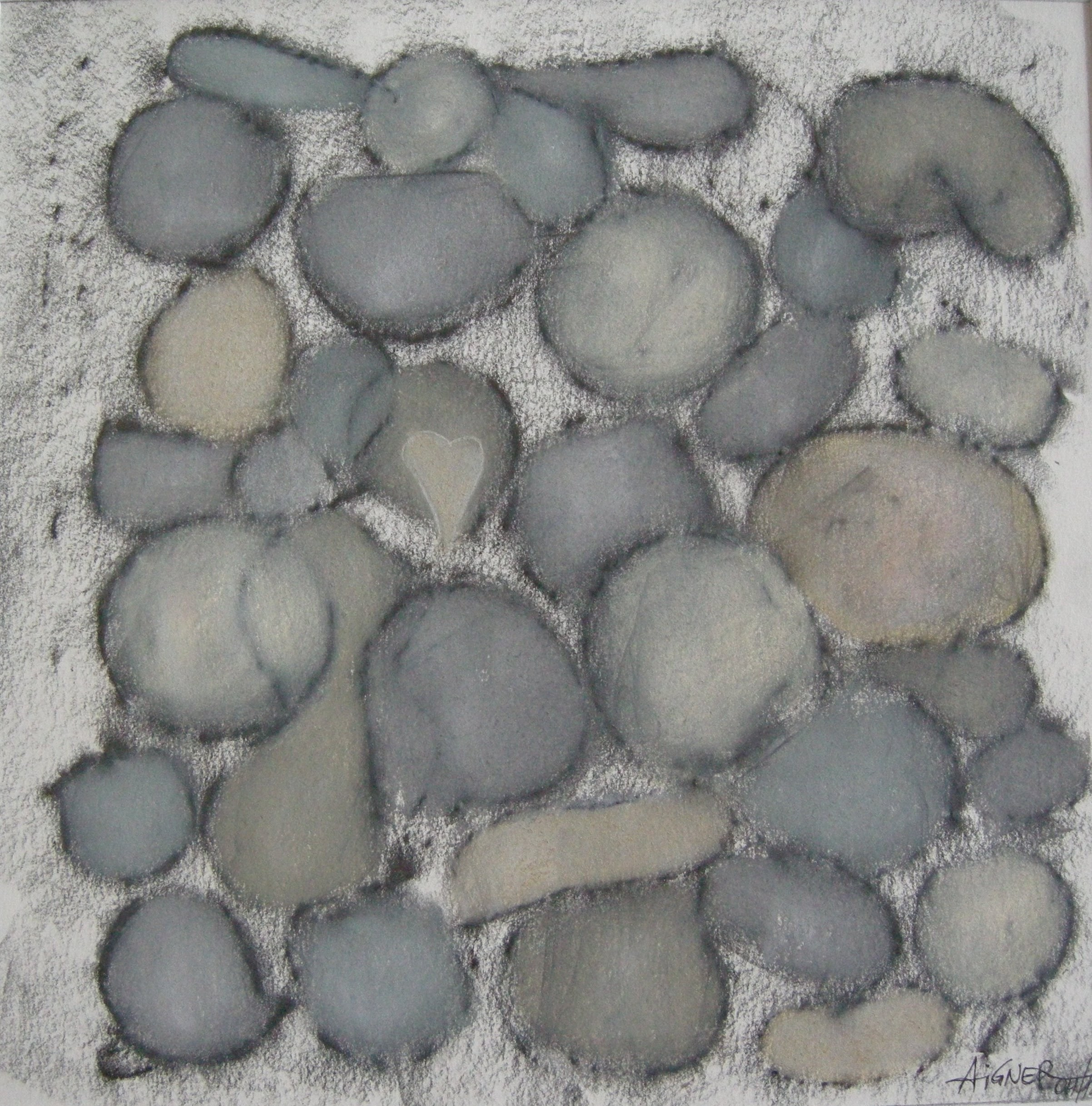 Herz-Stein 2012 - 40x40