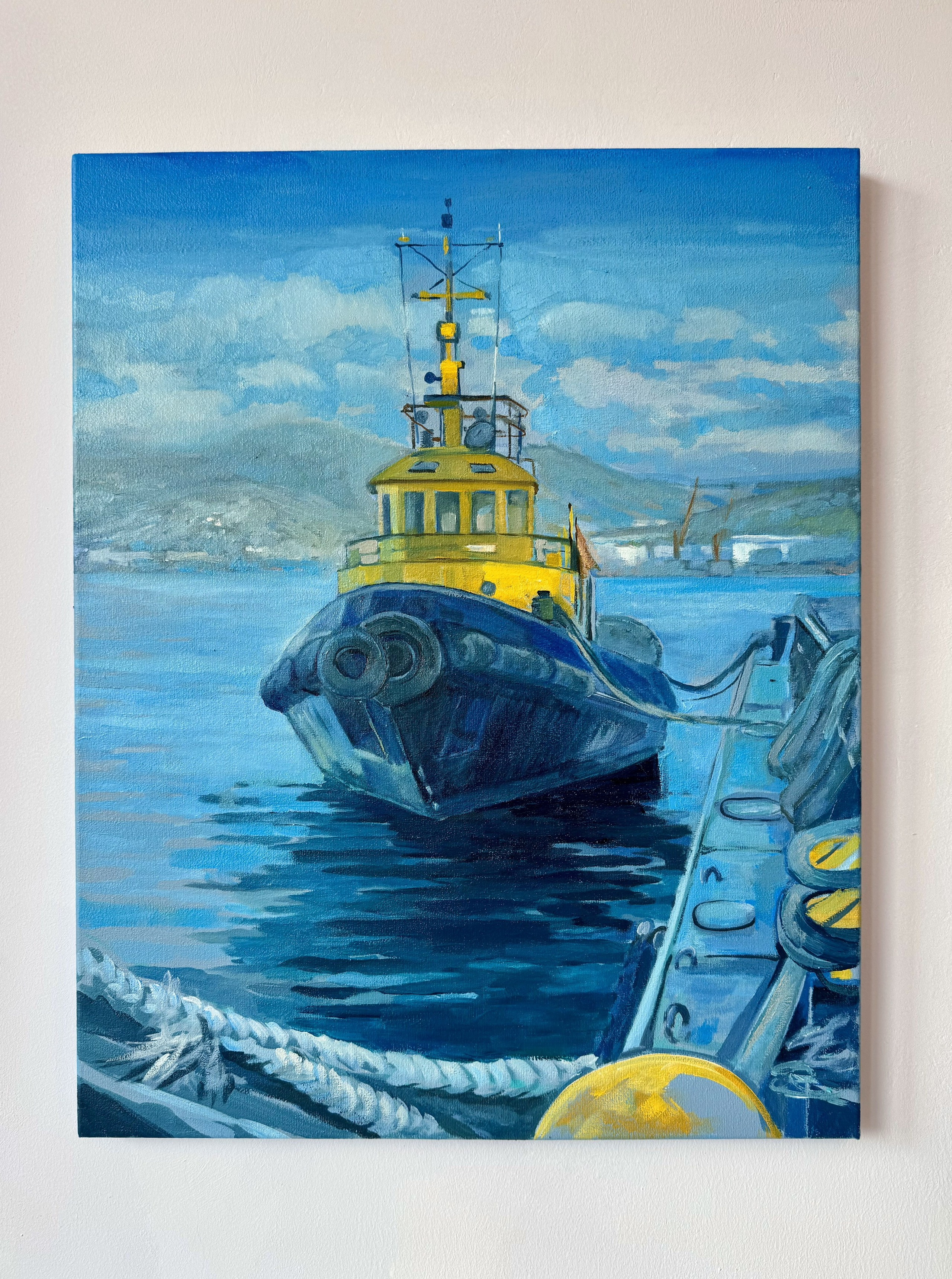 «Hello barge». Художник живописец Савелова Ольга