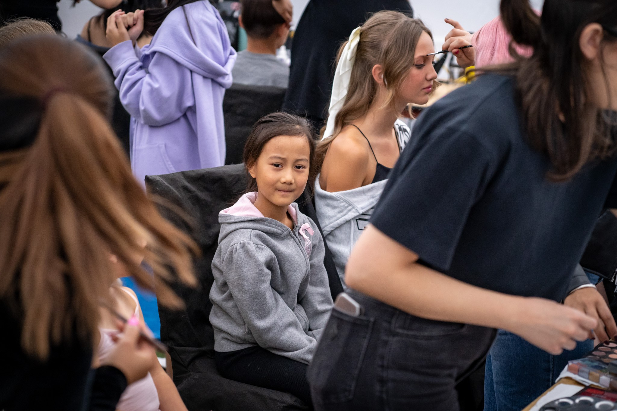 The blooms BTS. Vancouver Kids Photographer