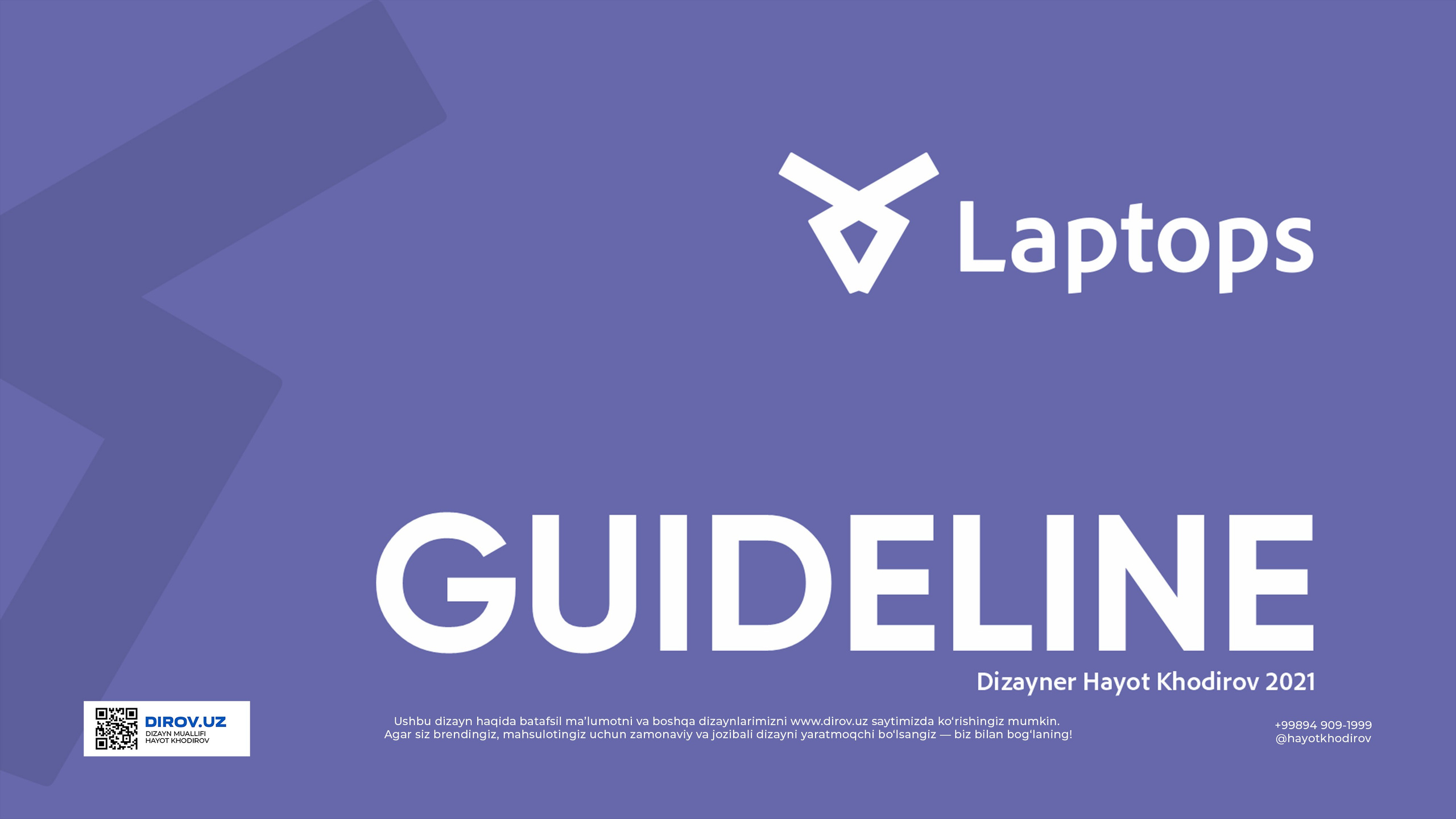 Laptops  — Logotip. Dirov — Hayot Khodirov