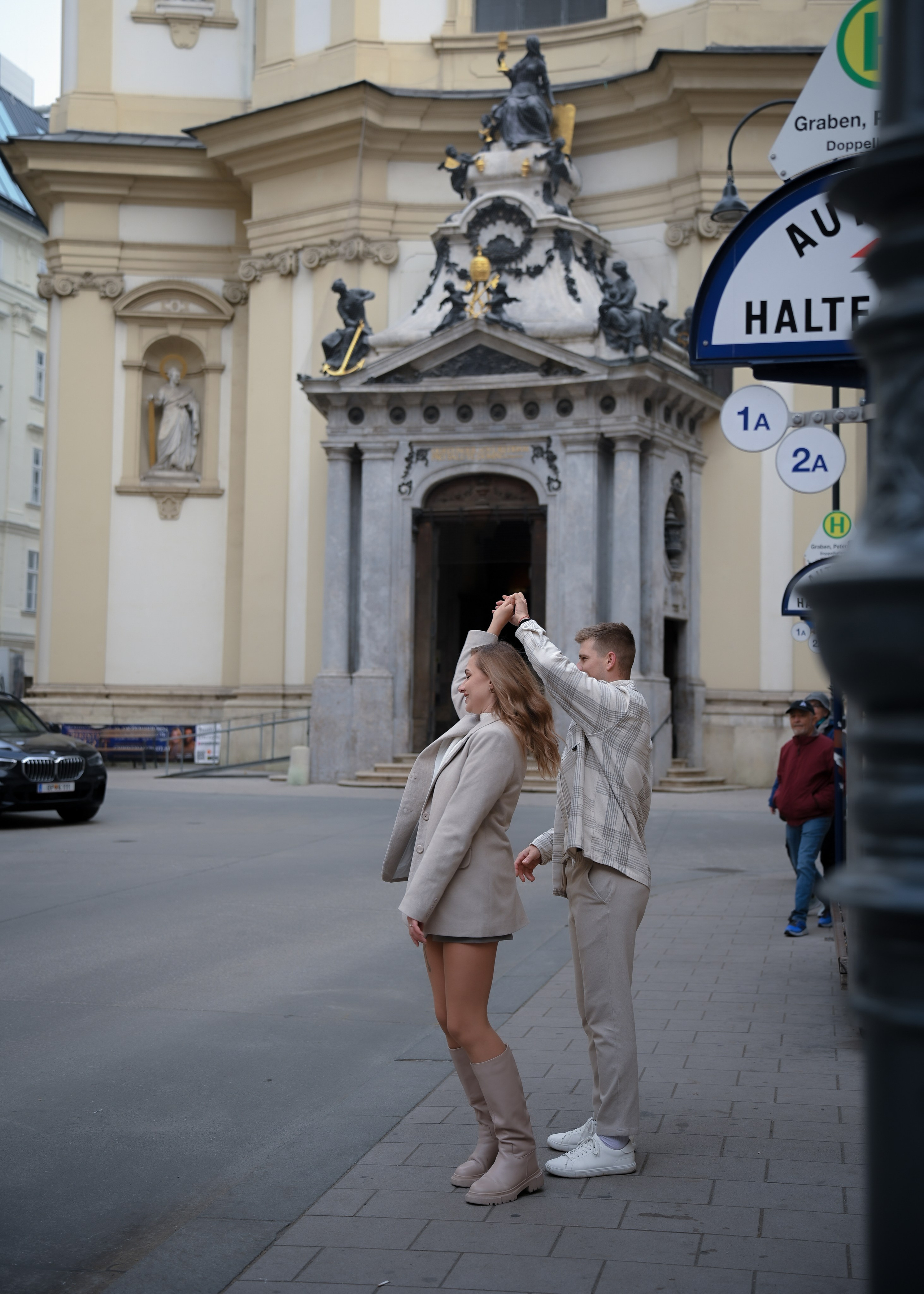 Matej & Anastasia. Photo Vienna and Bratislava