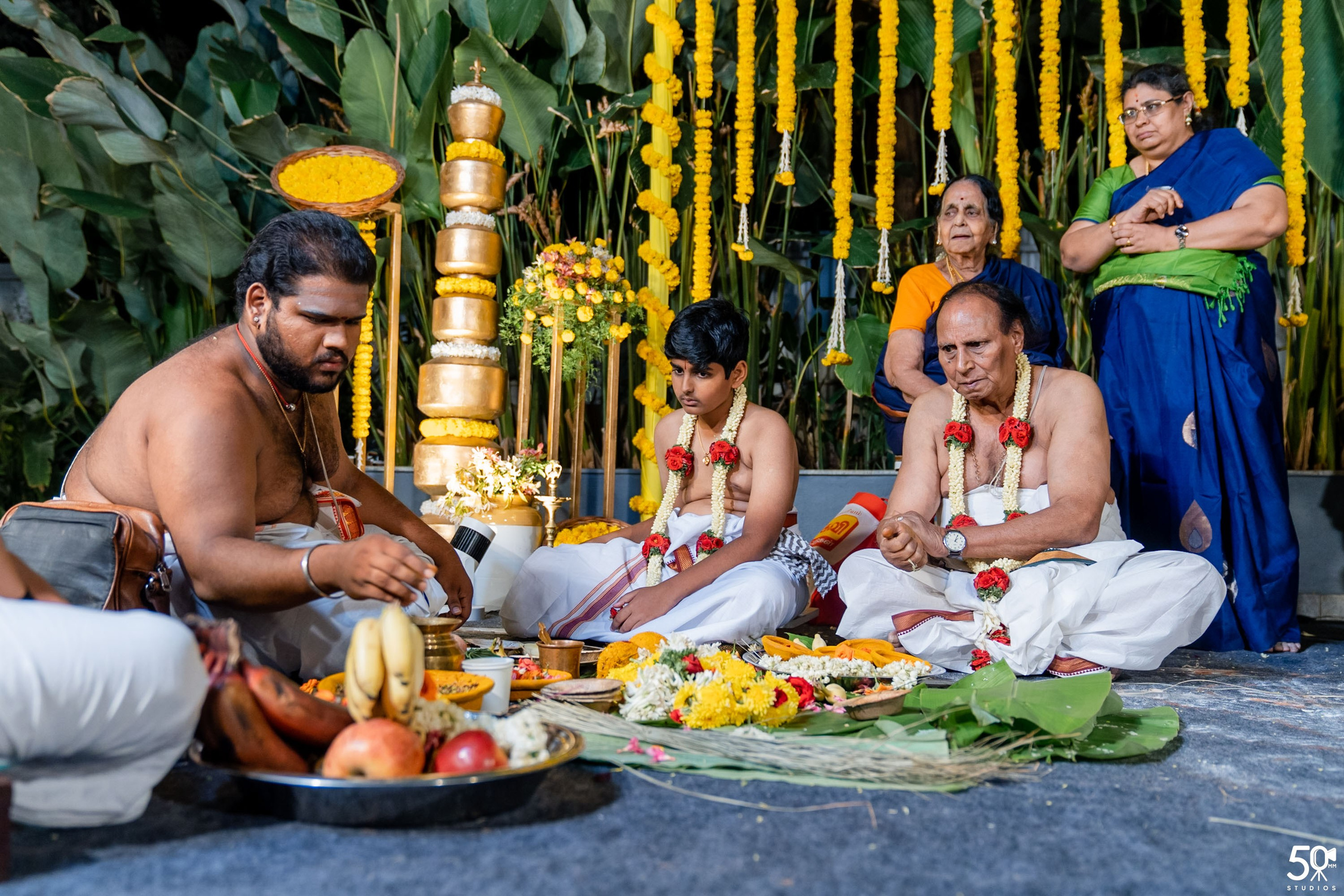 SANJAY AND SAKETH UPANAYANA. 50mm STUDIOS