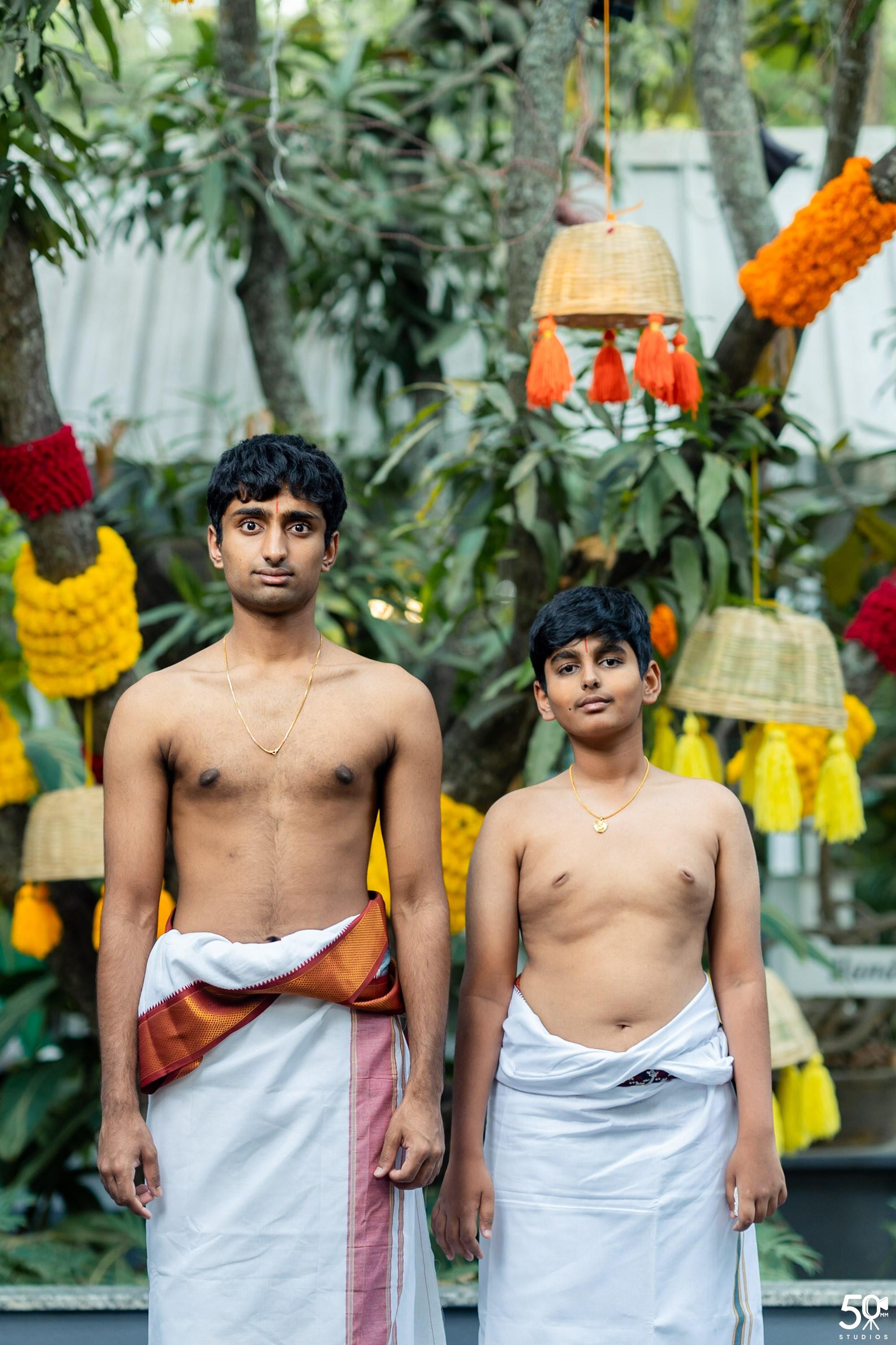 SANJAY AND SAKETH UPANAYANA. 50mm STUDIOS