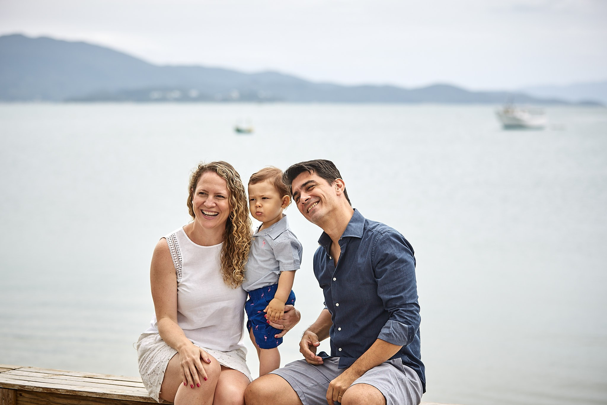Ensaio Mariana, Julián e Joaquim. Fotógrafo de casamentos em Florianópolis