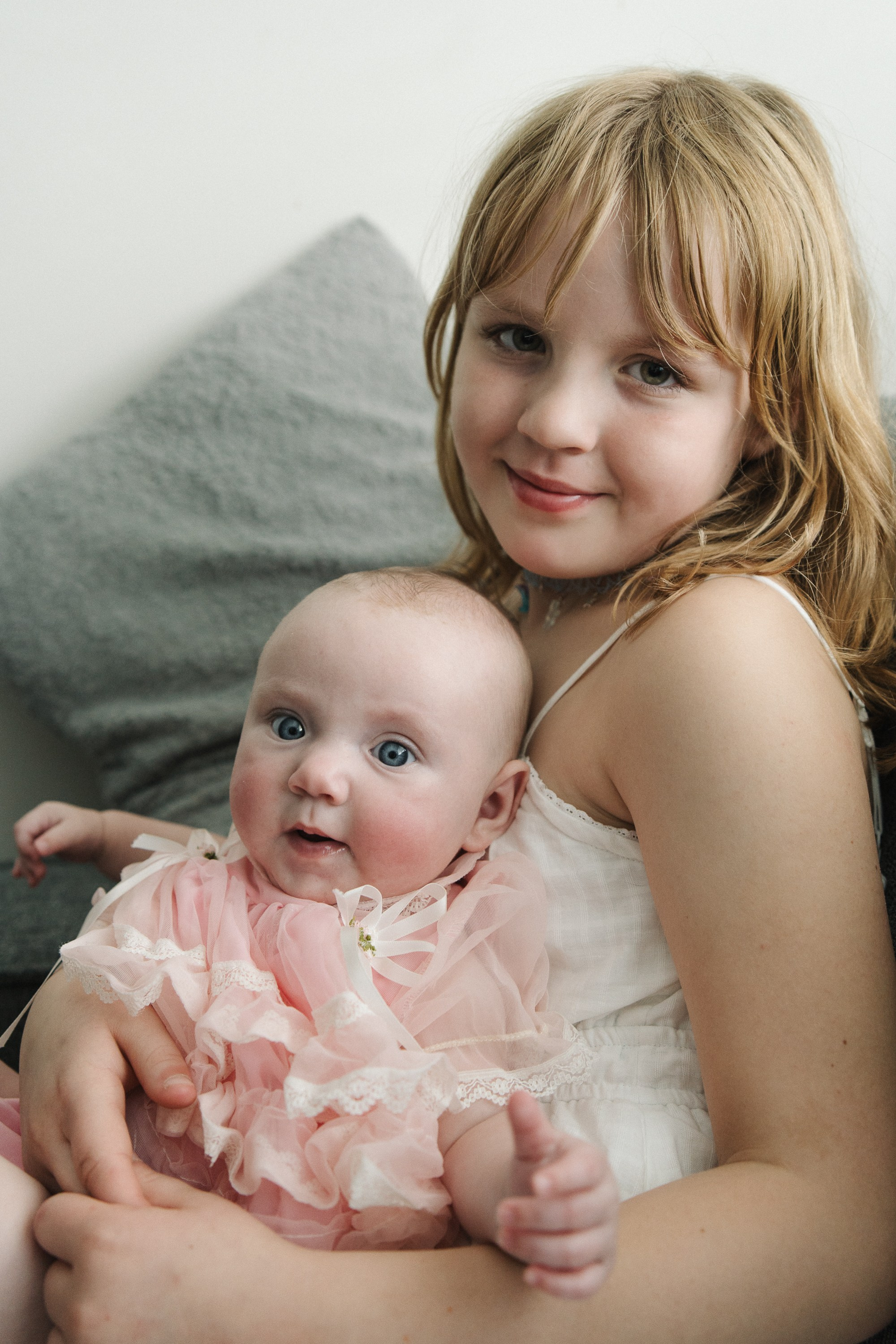 Big sister and little sister photo