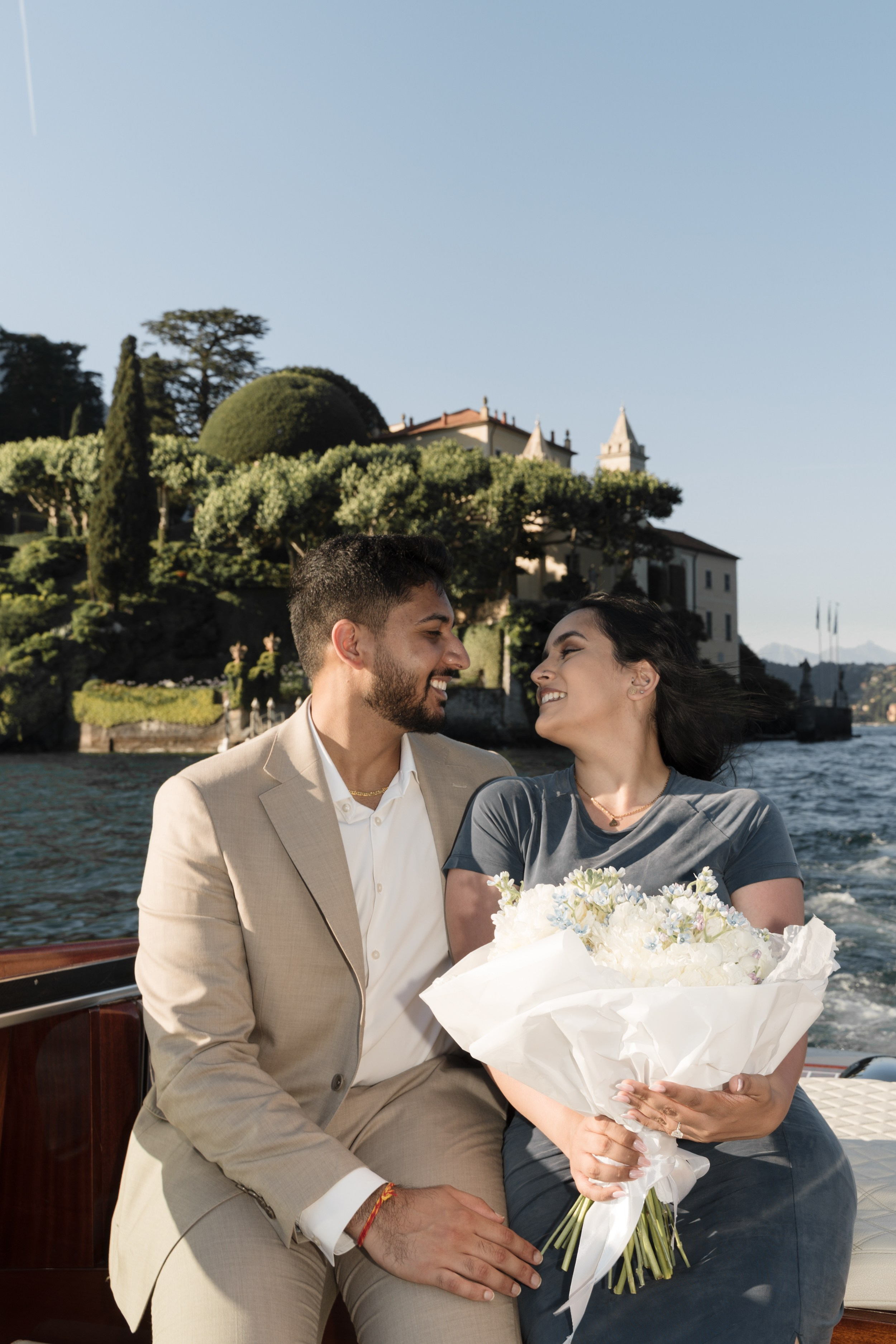 Villa Melzi Secret Proposal. Lake Como Proposal Photographer | Surprise Proposals & Engagements