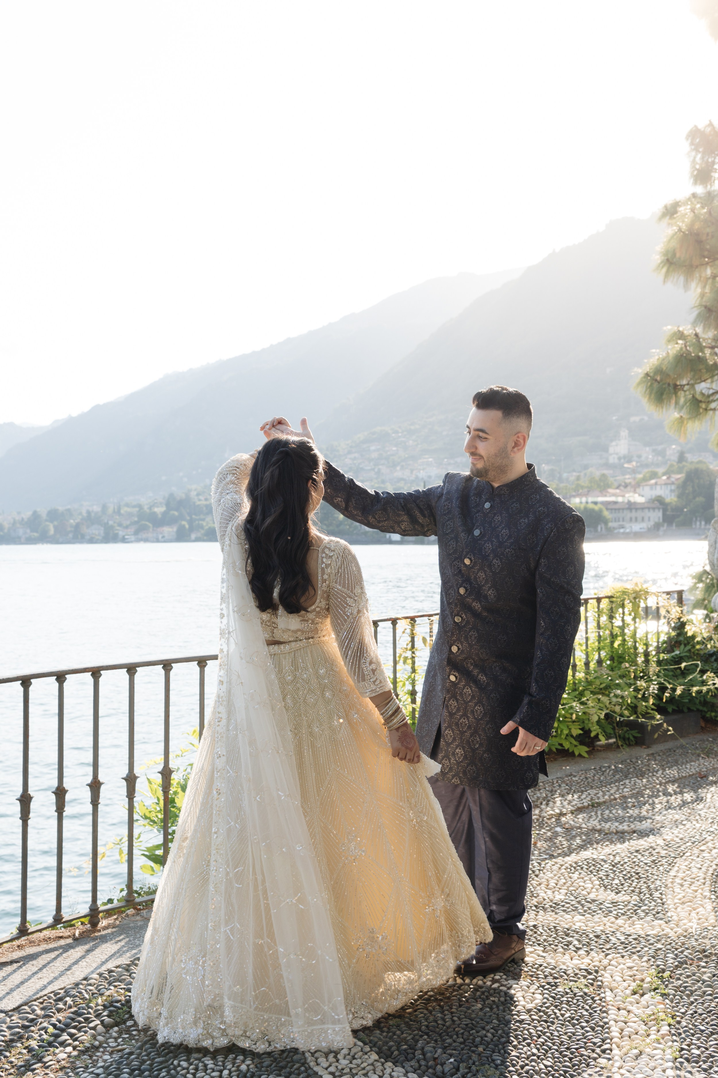 Pre-wedding Photoshoot in Lake Como. Lake Como Proposal Photographer | Surprise Proposals & Engagements