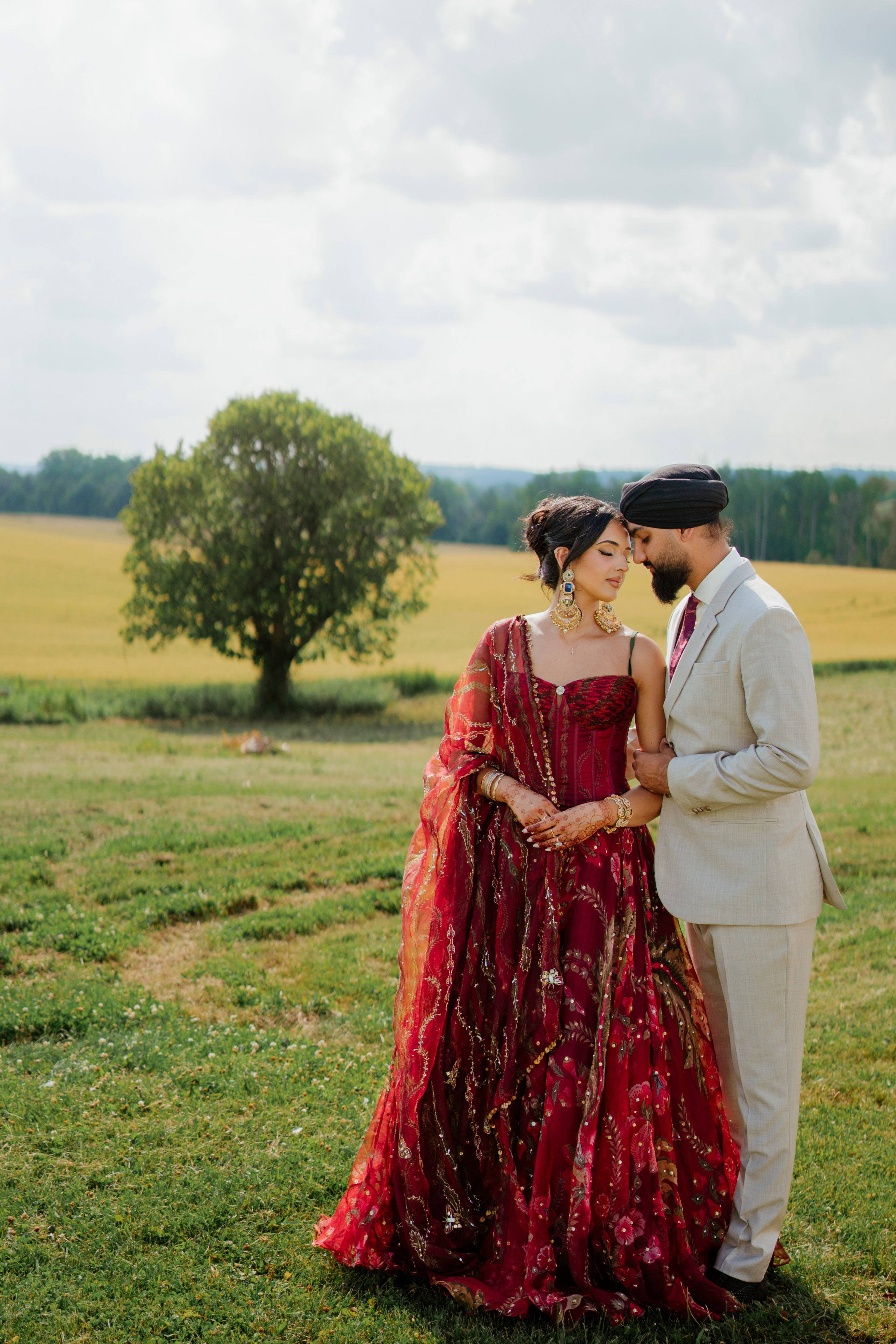 Nooreen & Jugraj. Studio Kunal Photography